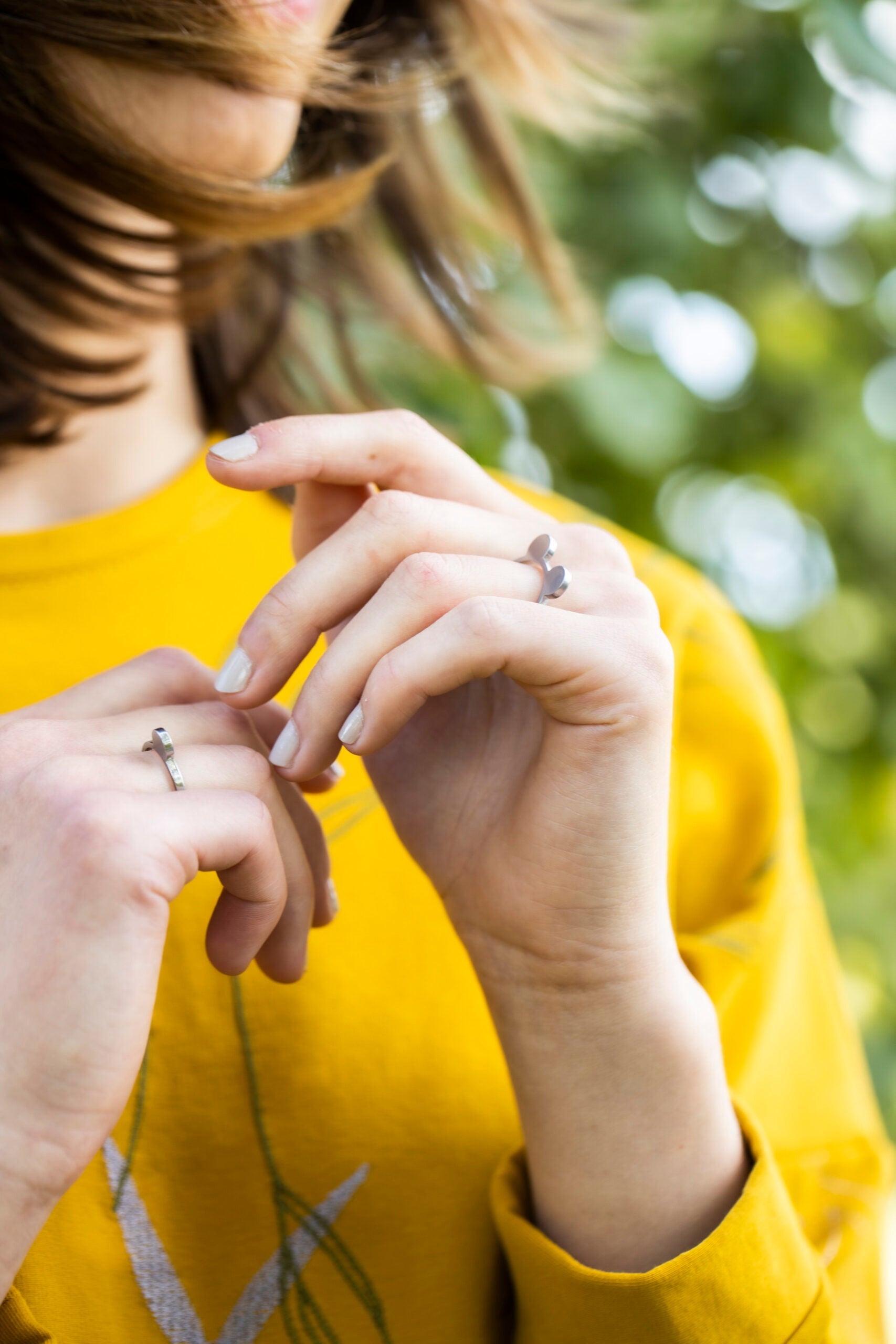 Lentsius sustainable stainless-steel and upcycled jewellery from designer Kairi Lentsius and craftsman father Mart in Tartu, Estonia at Sostter