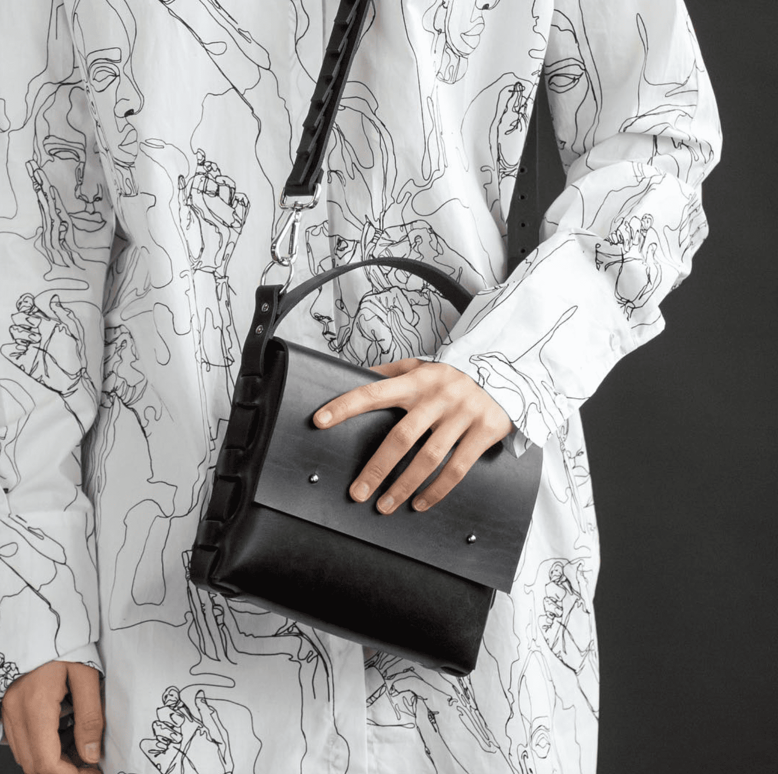 Pykok handcrafted leather bags belts bracelets and harnesses by Aistė Kniežauskė in Kaunas Lithuania - brutal elegance since 2015 at Sostter