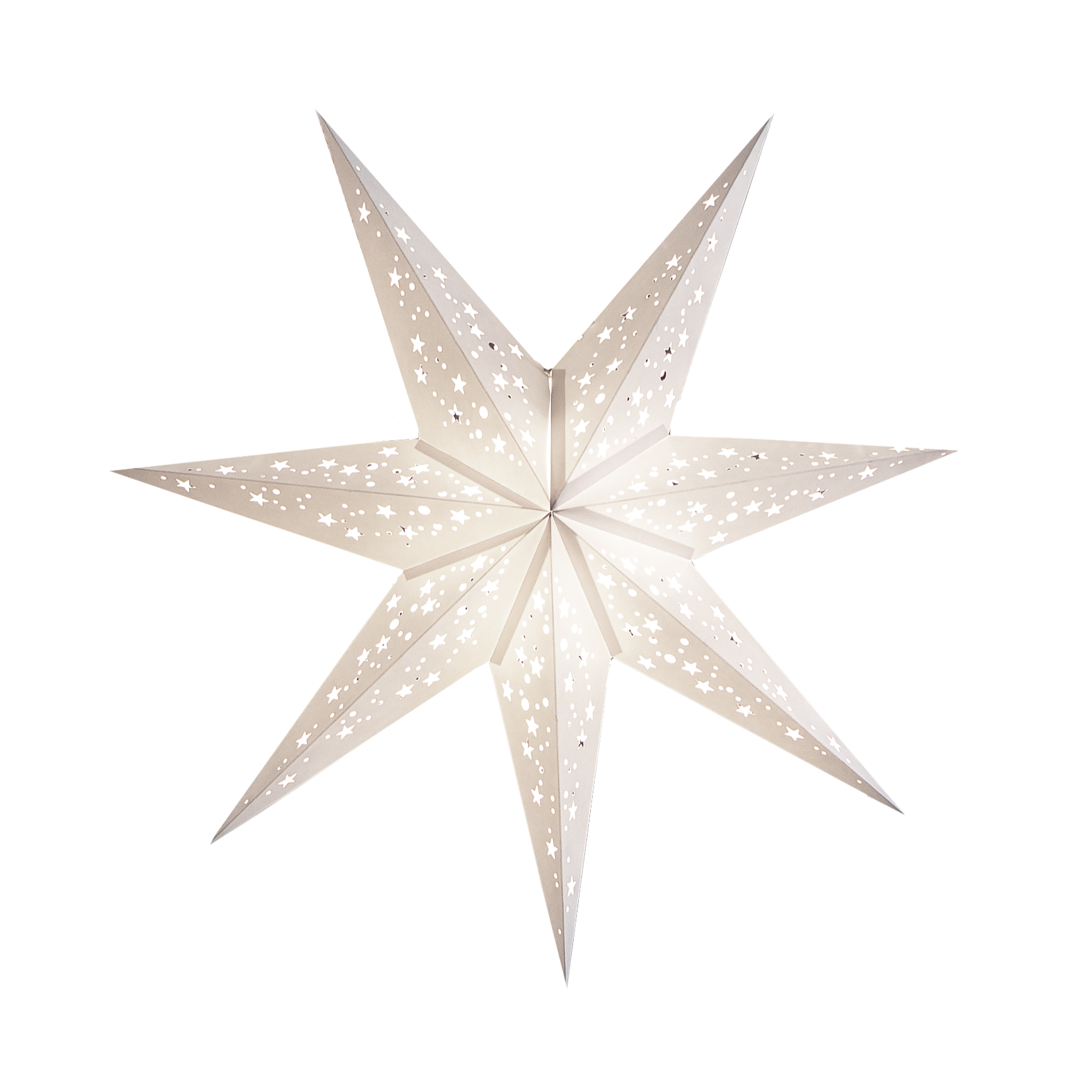 Paper Starlights handmade fair trade paper star lanterns from Chesterfield - hand screen-printed with plant-based dyes and responsibly sourced paper at Sostter