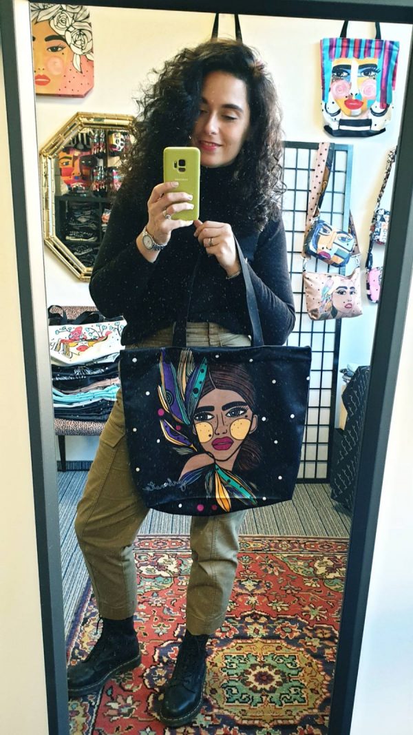 Artistic Reusable Grocery Bags by Garbanota – Stylish & Durable by Garbanota at www.brixbailey.com
