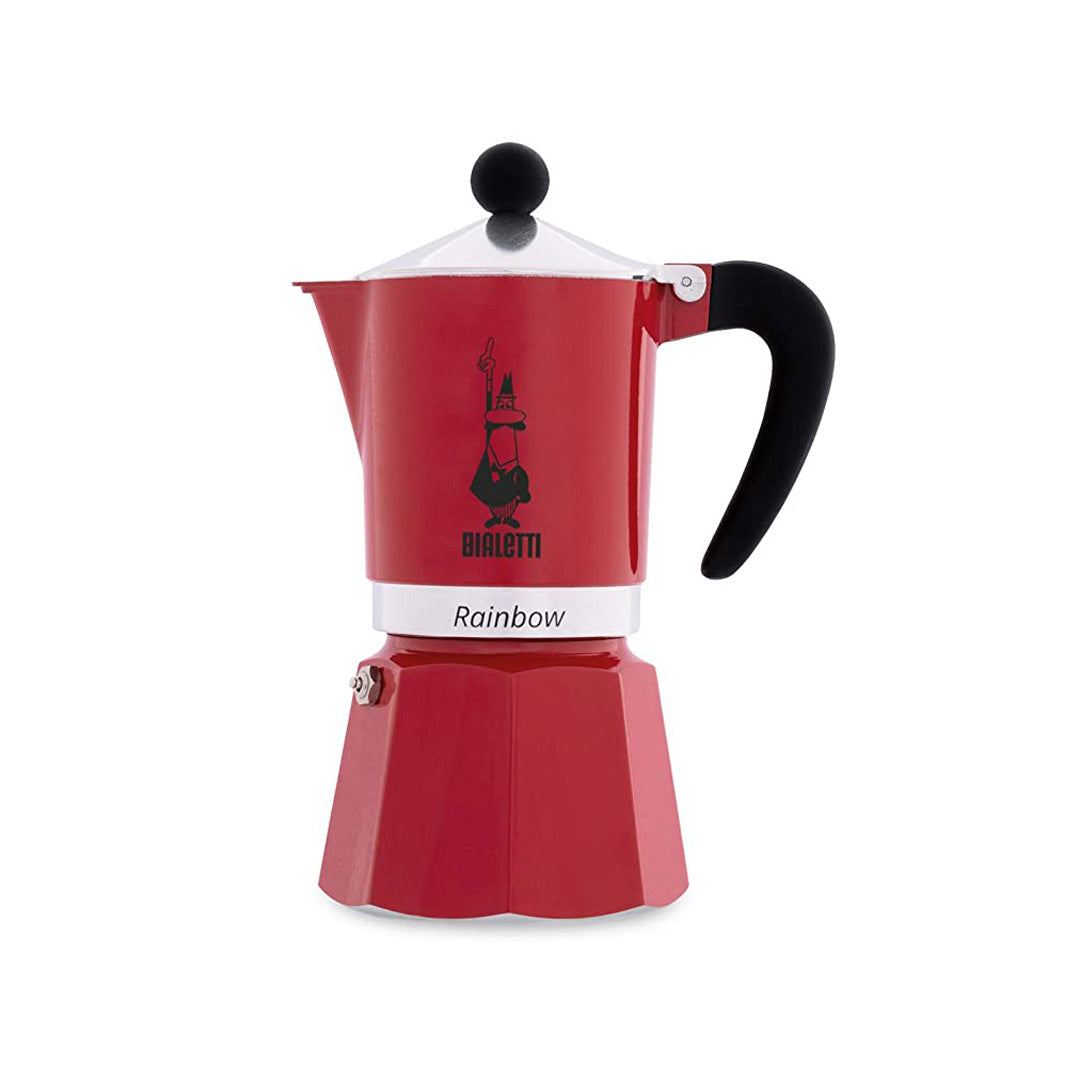 Rainbow Aluminium Stovetop Coffee Maker