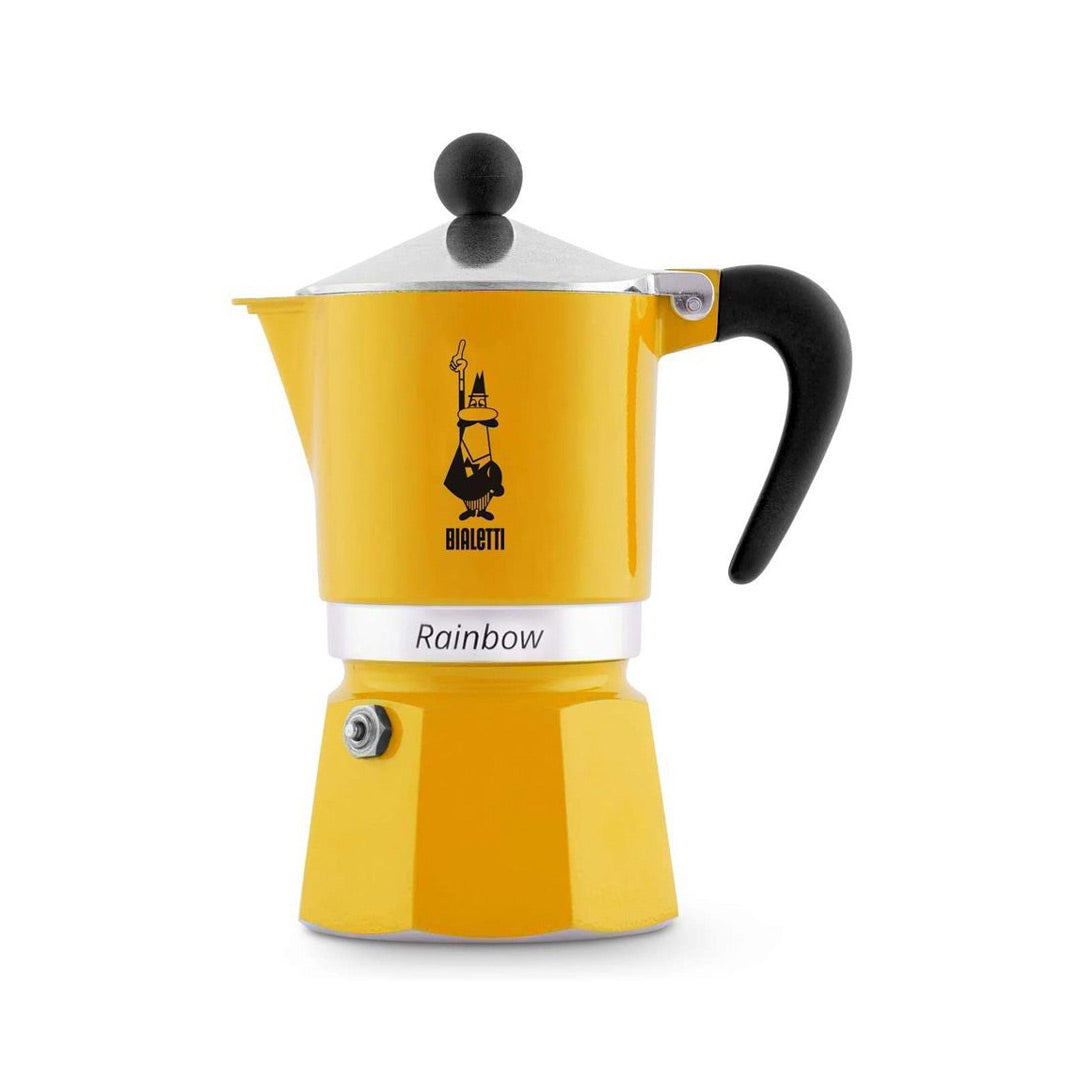 Rainbow Aluminium Stovetop Coffee Maker
