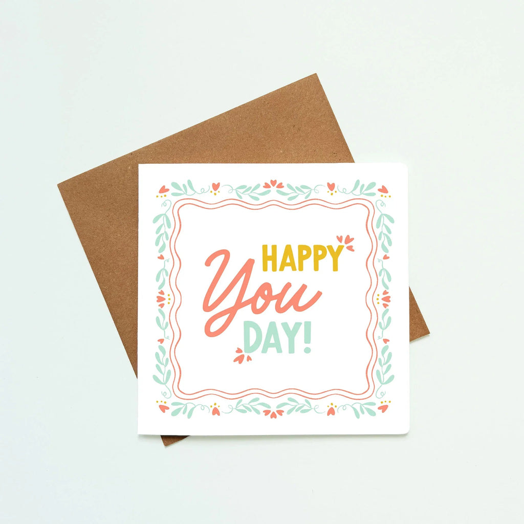 Happy You Day Birthday Card Handmade