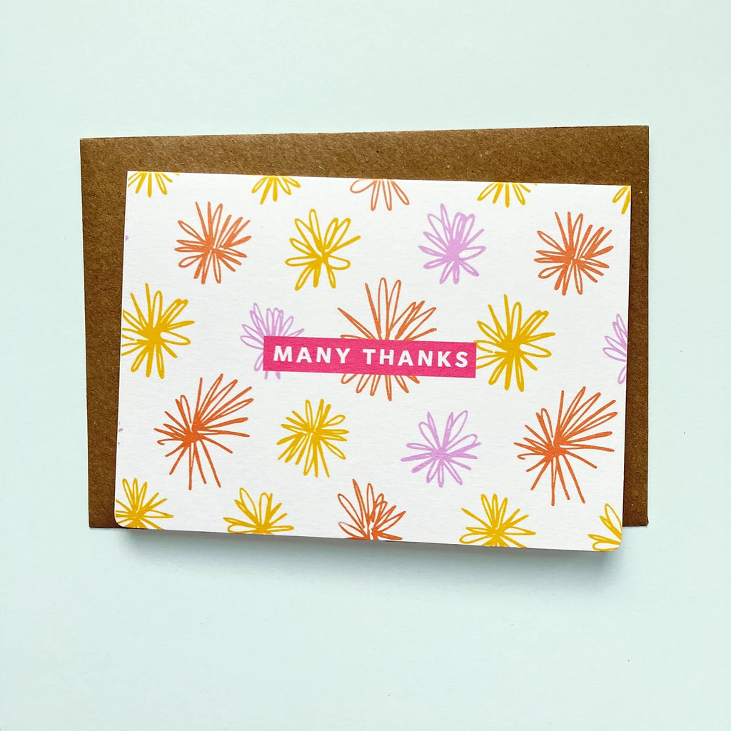 Pastel Thank You Cards Bundle of 5