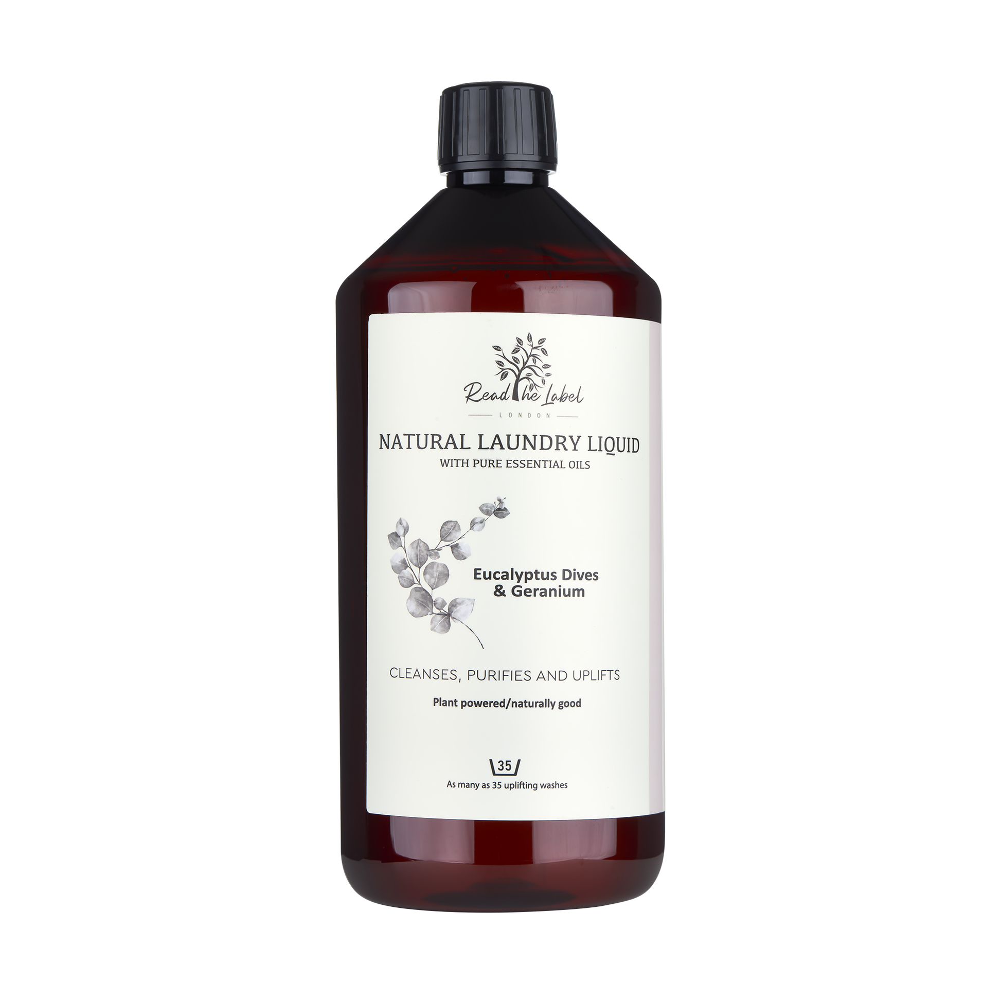 Natural Laundry Liquid in Eucalyptus and Geranium