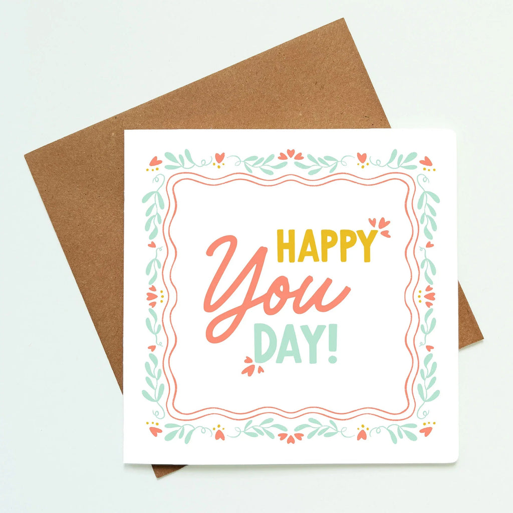 Happy You Day Birthday Card Handmade