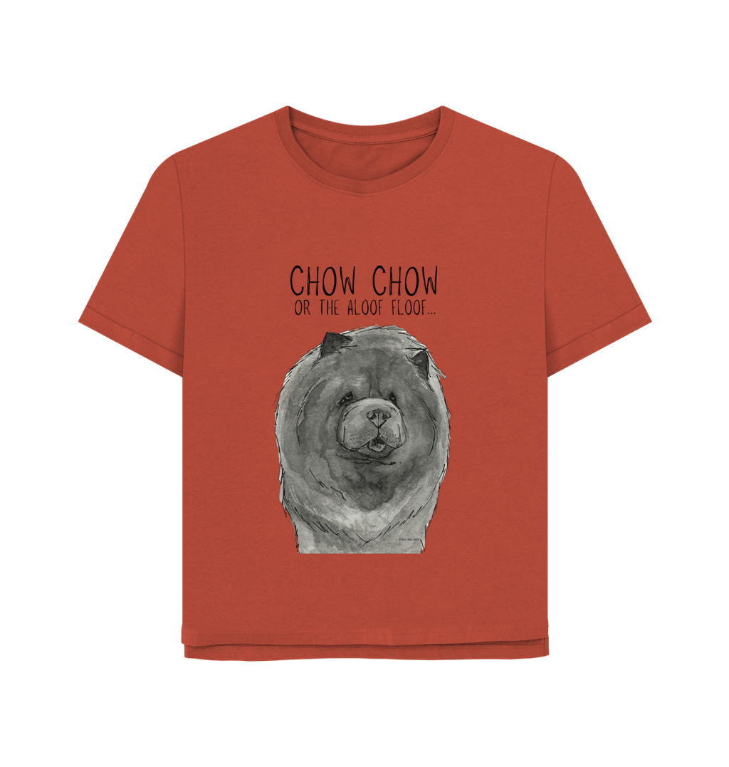 Blue Chow Chow Women's Relaxed Fit T-Shirt