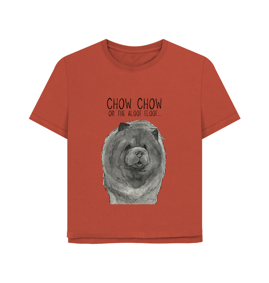 Blue Chow Chow Women's Relaxed Fit T-Shirt