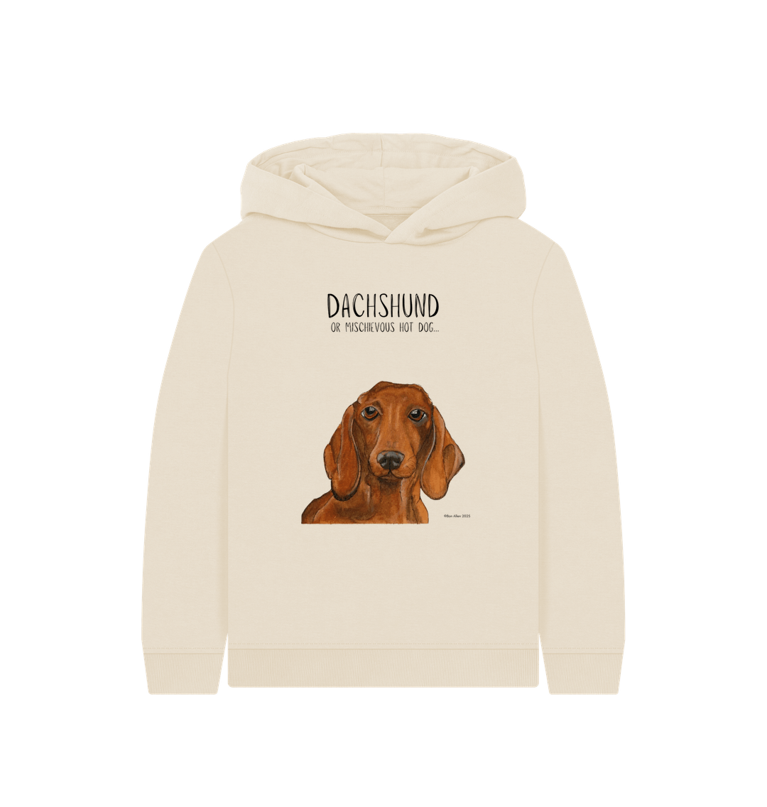 Dachshund Kids Hoodie Cozy Cute and Doxie Approved