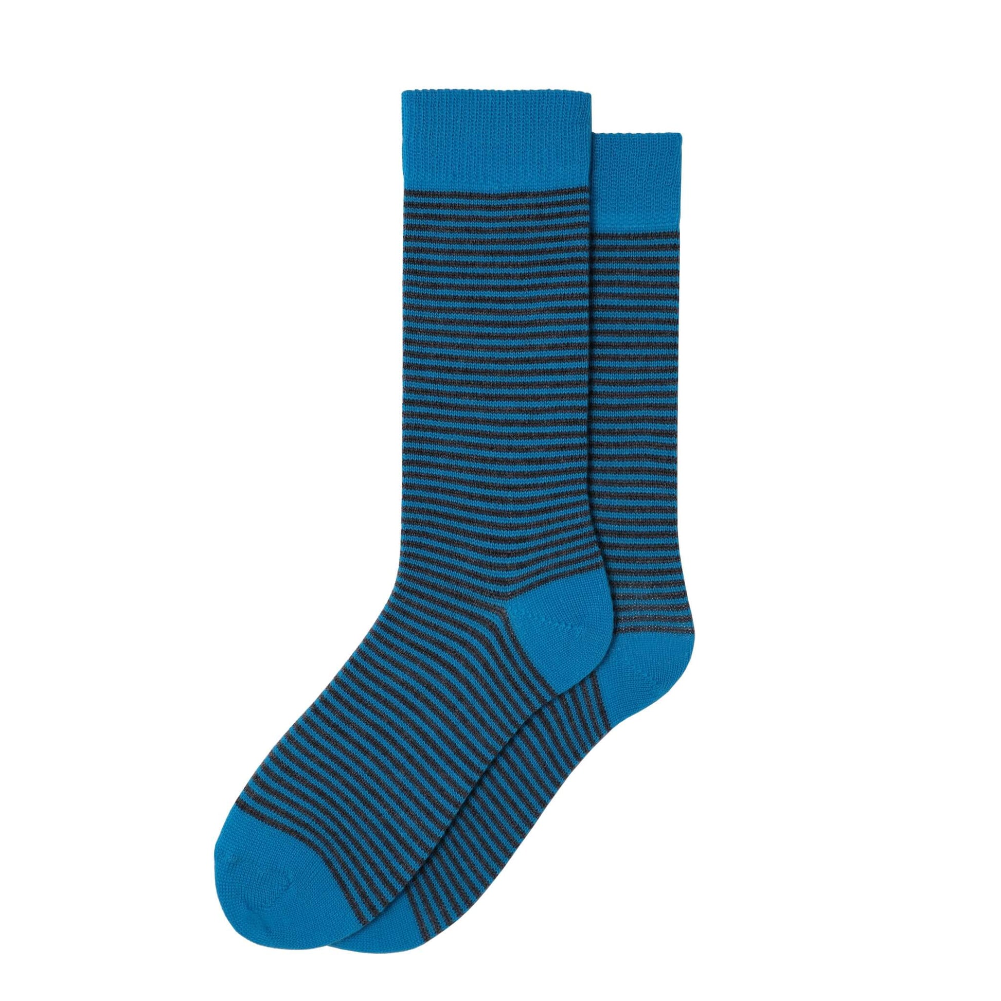 Fine Stripe Luxury Merino Everyday Socks, 6 Pair Bundle