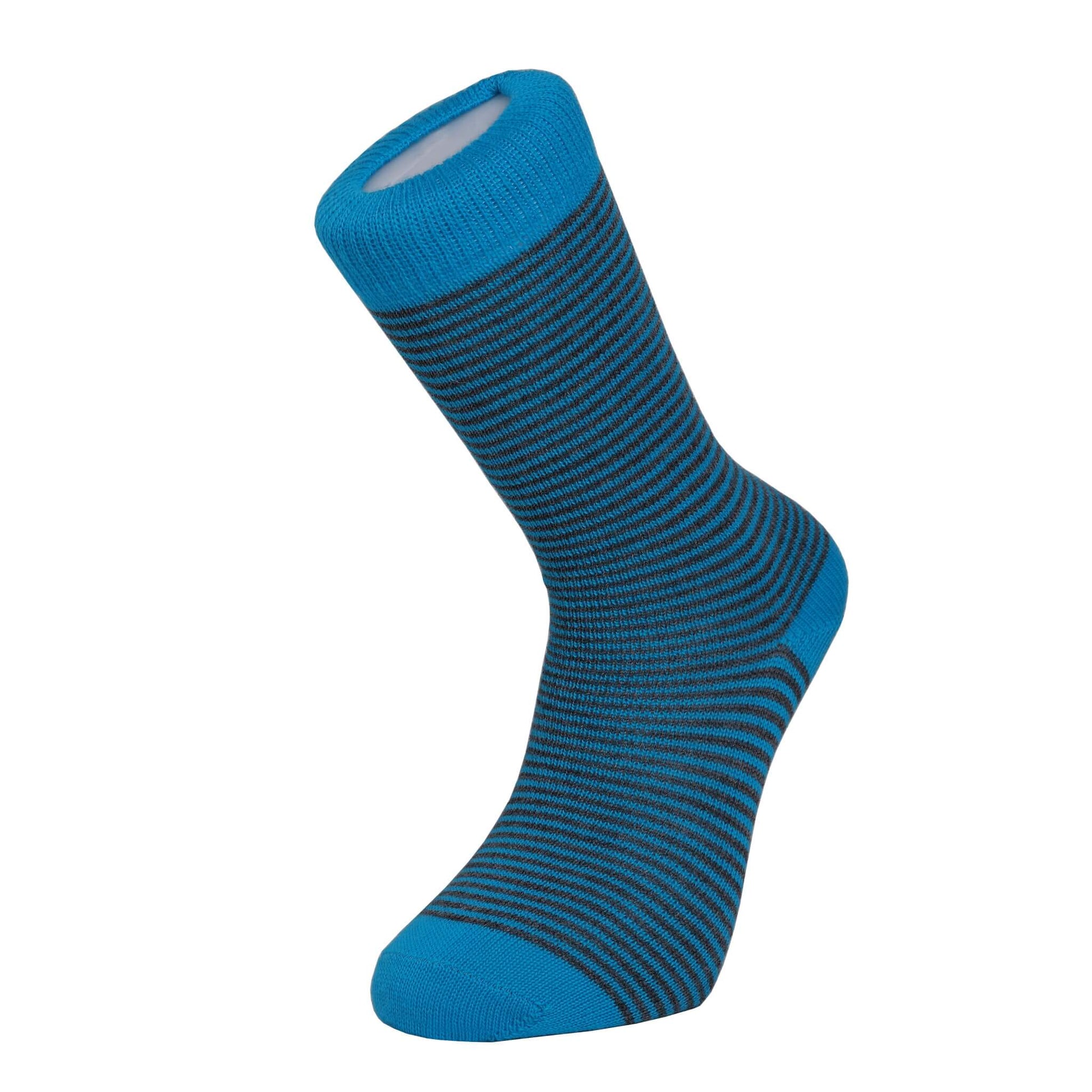 Fine Stripe Luxury Merino Everyday Socks, 6 Pair Bundle