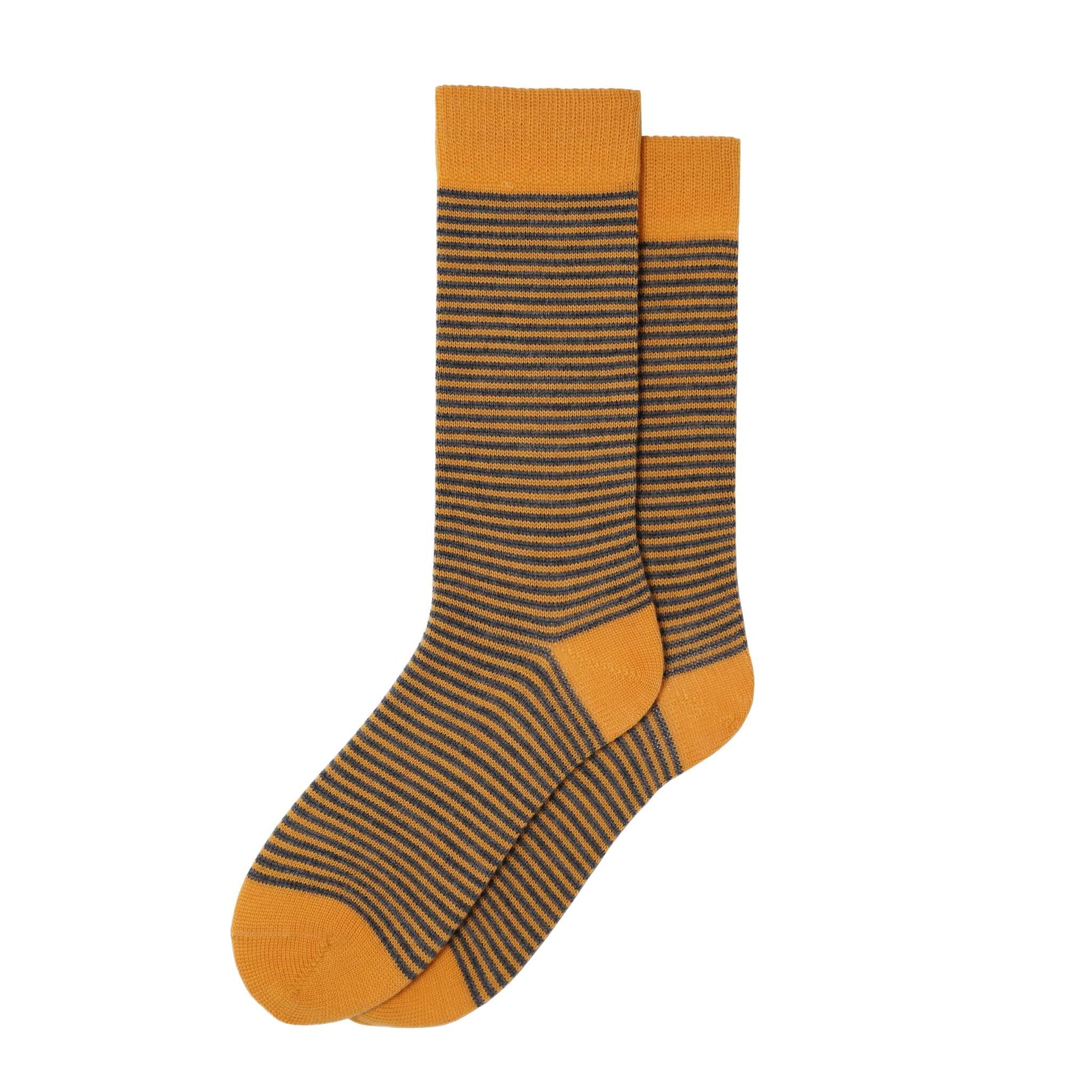 Fine Stripe Luxury Merino Everyday Socks, 6 Pair Bundle