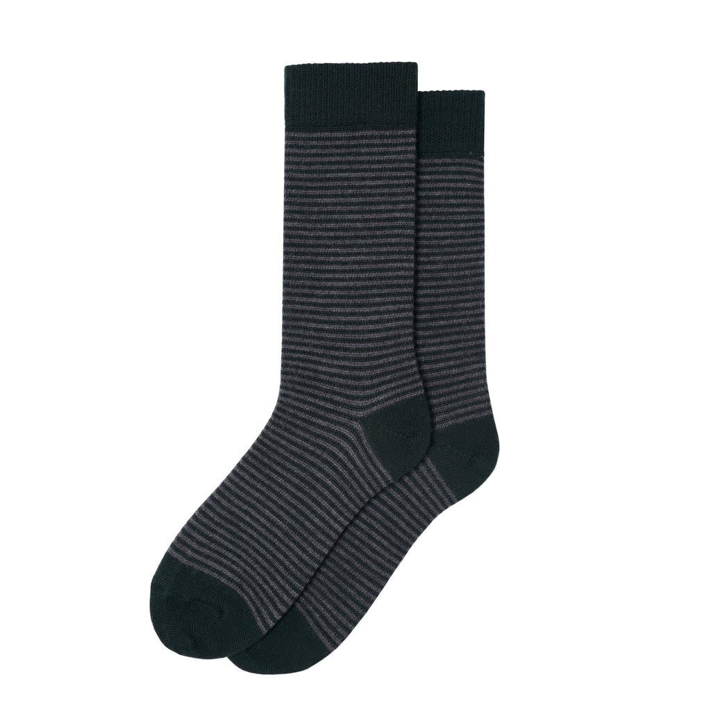 Fine Stripe Luxury Merino Everyday Socks 4 Pair Bundle