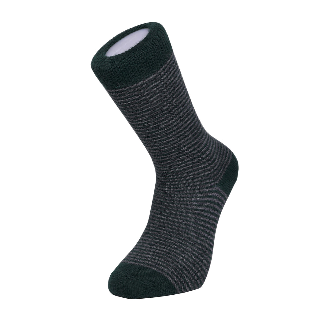 Fine Stripe Luxury Merino Everyday Socks, 6 Pair Bundle