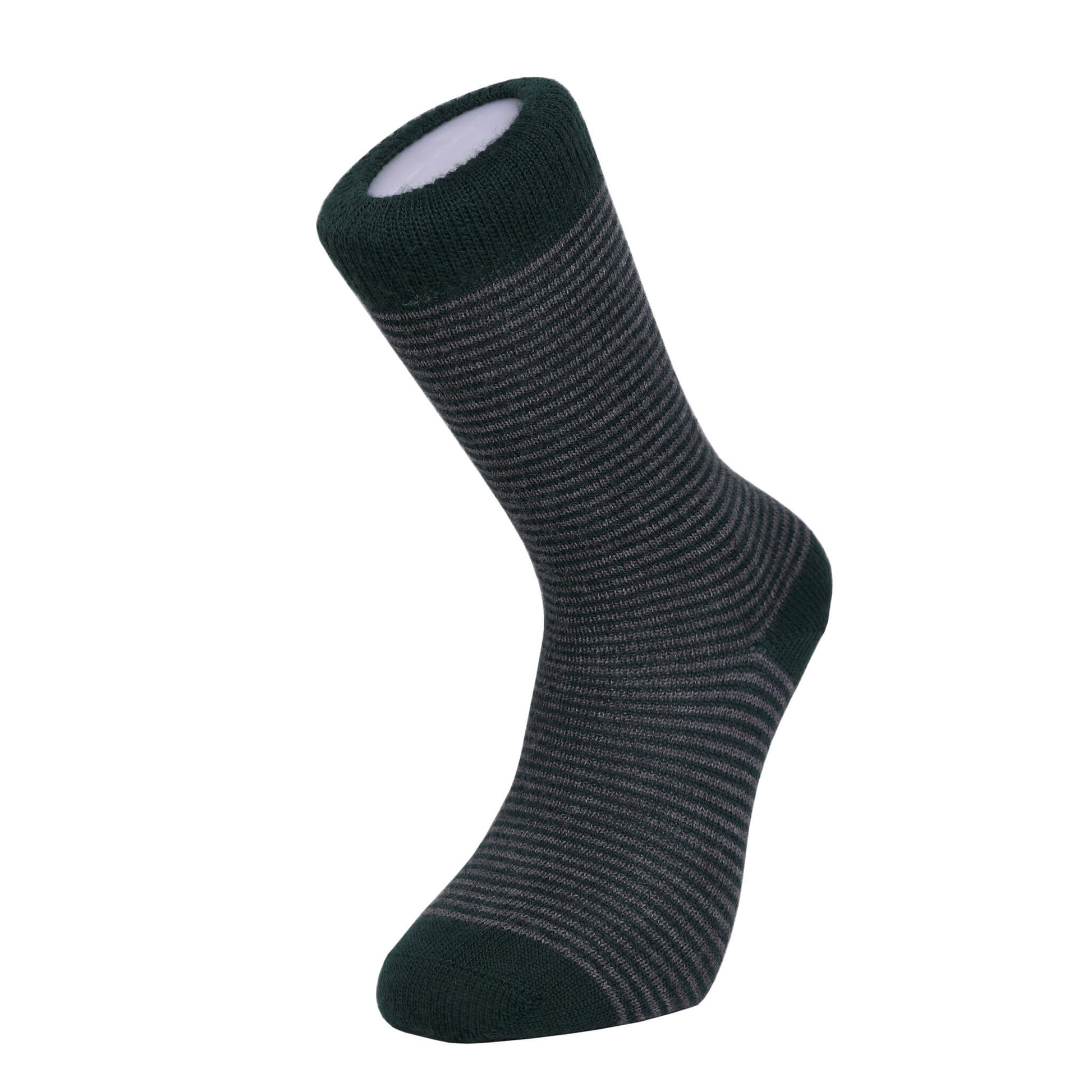 Fine Stripe Luxury Merino Everyday Socks, 6 Pair Bundle