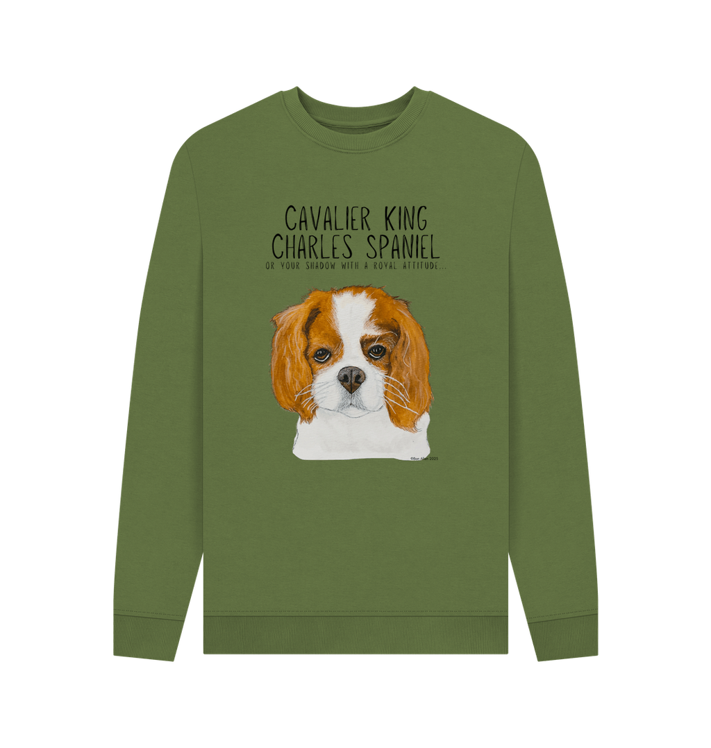 Shadow of a King Eco-Luxe Men's Sweatshirt with Cavalier Royal Flair