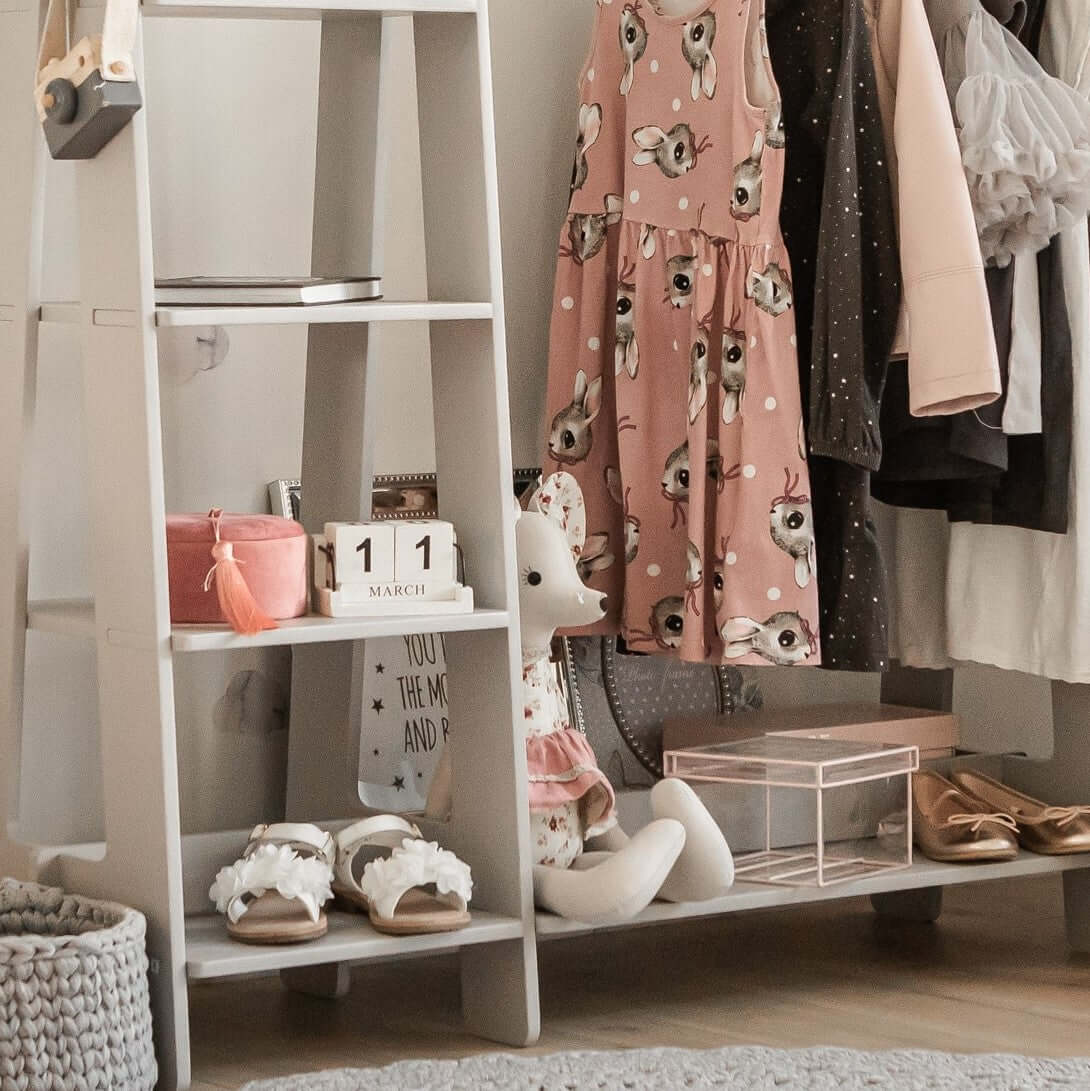 Wooden Toddler Clothing Rack – Montessori Style & Functional by Montessori House Bed at www.brixbailey.com