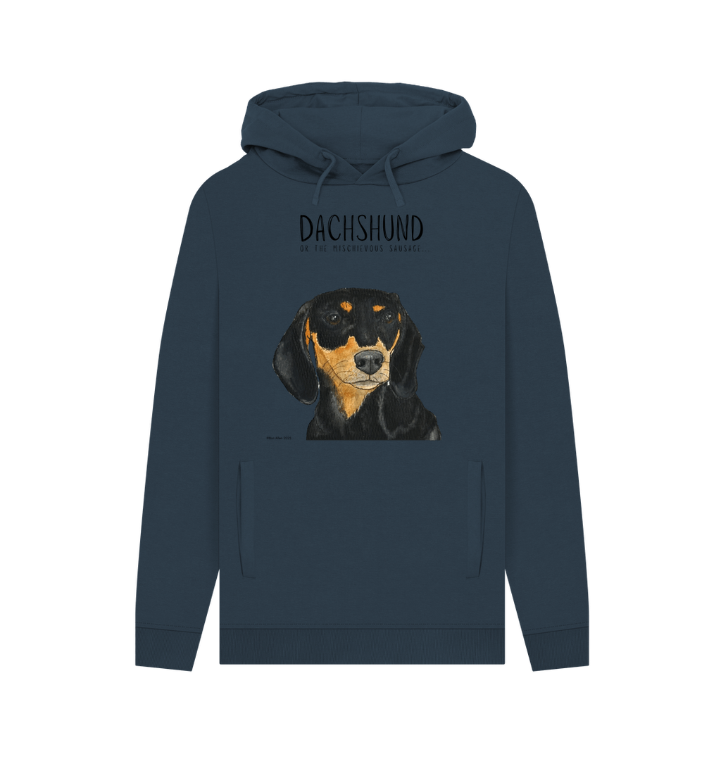 Black and Tan Dachshund Hoodie Small Legs Big Attitude