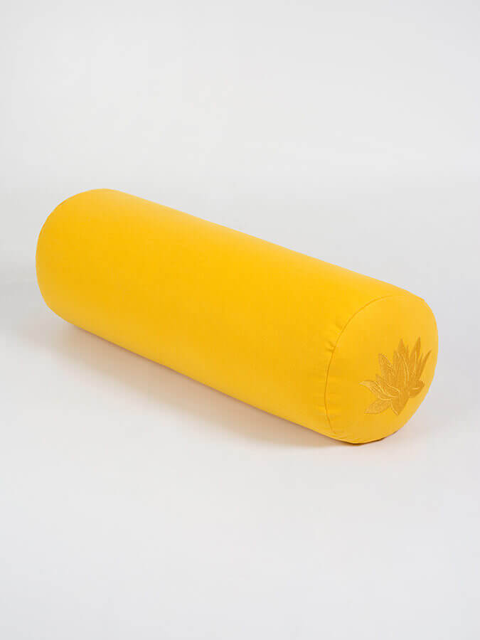 Organic Cotton Buckwheat Lotus Meditation Bolster Cushion