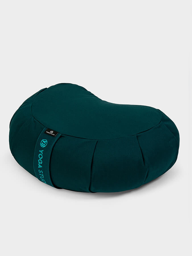 Organic Buckwheat Zafu Crescent Meditation Cushion