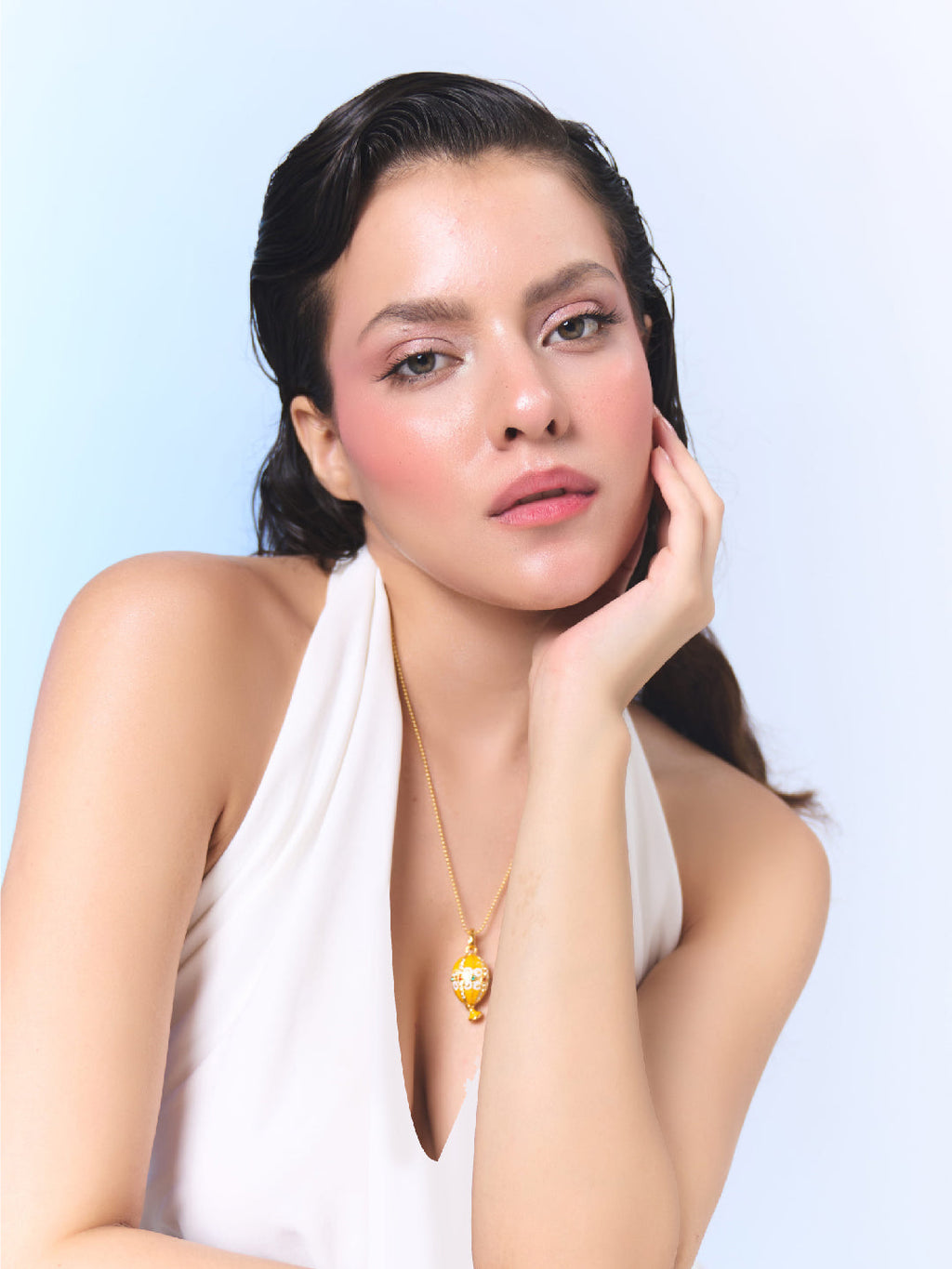 Age of Innocence Adjustable Multi Color Necklace