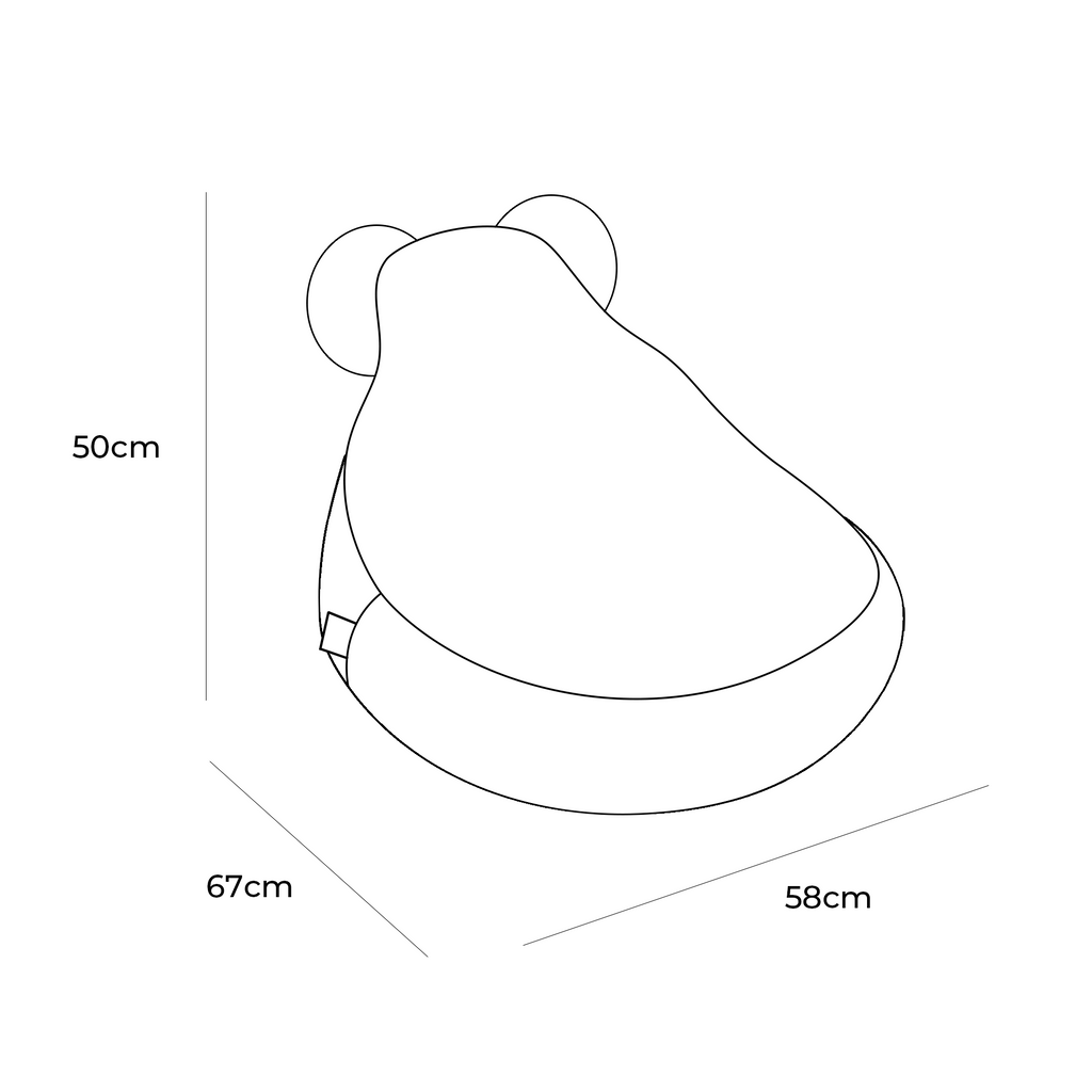 Kids' Premium Pouf – Durable, Comfy & Stylish Seating by MeowBaby at www.brixbailey.com