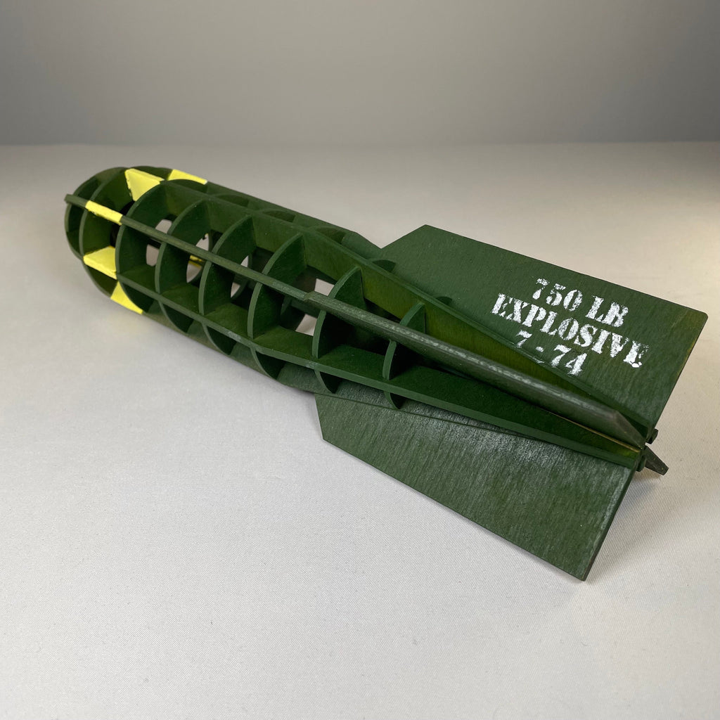 WW2 Bomb Flatpack Model Kit