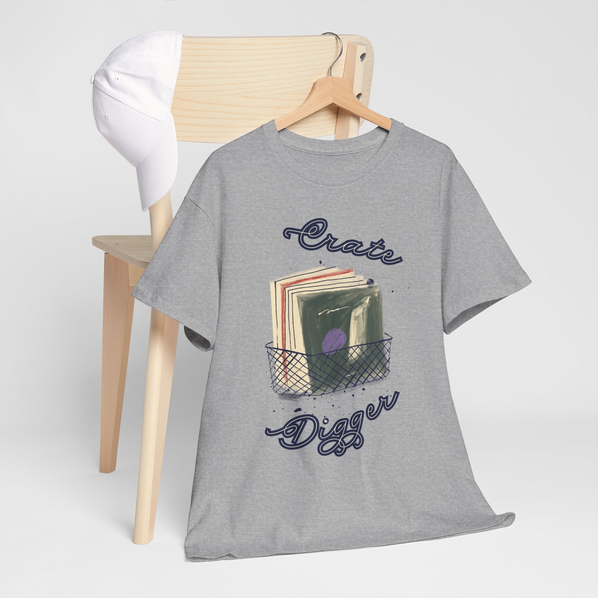 Crate Digger Vinyl Records Men's T-Shirt