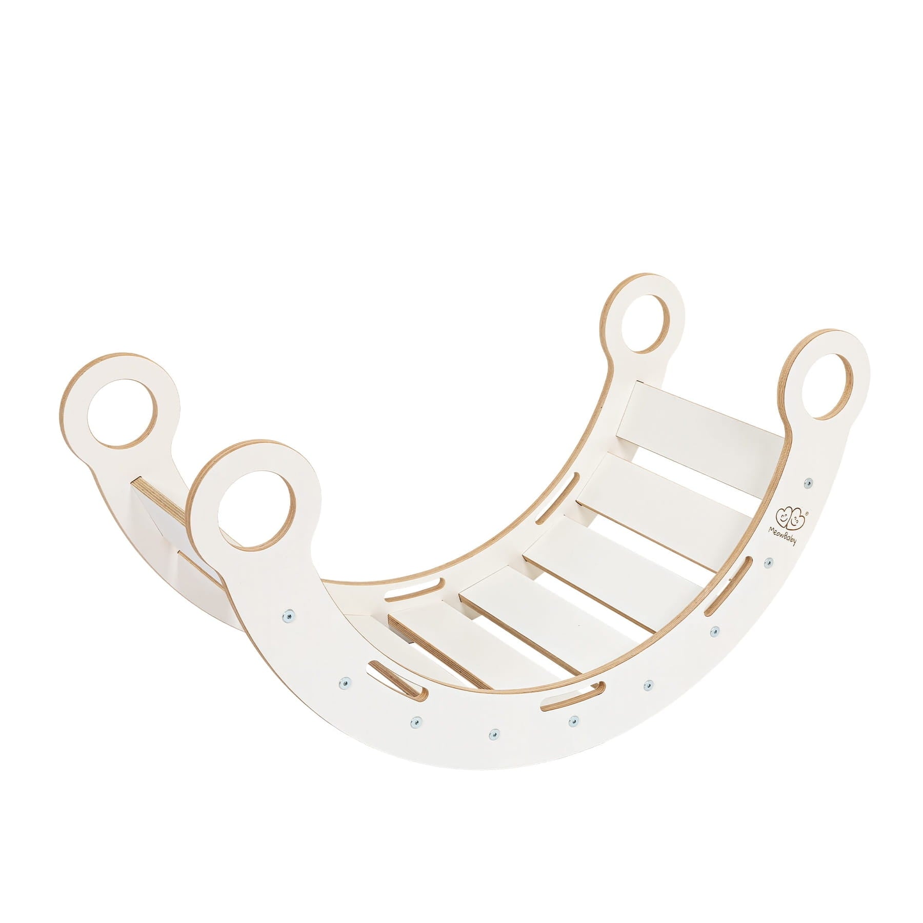 Dream Rocker - Versatile & Safe Wooden Toy for Joyful Child Development by MeowBaby at www.brixbailey.com