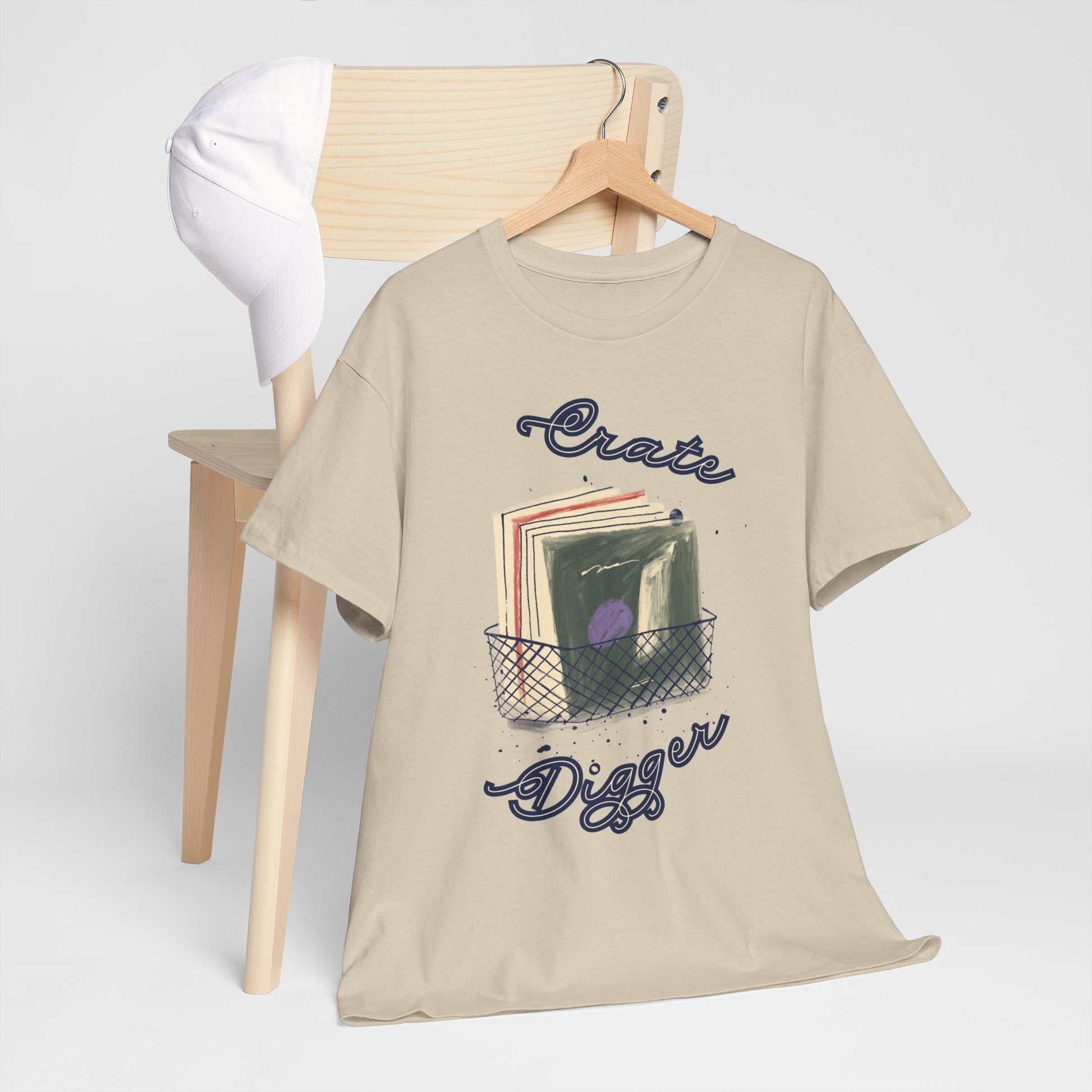 Crate Digger Vinyl Records Men's T-Shirt