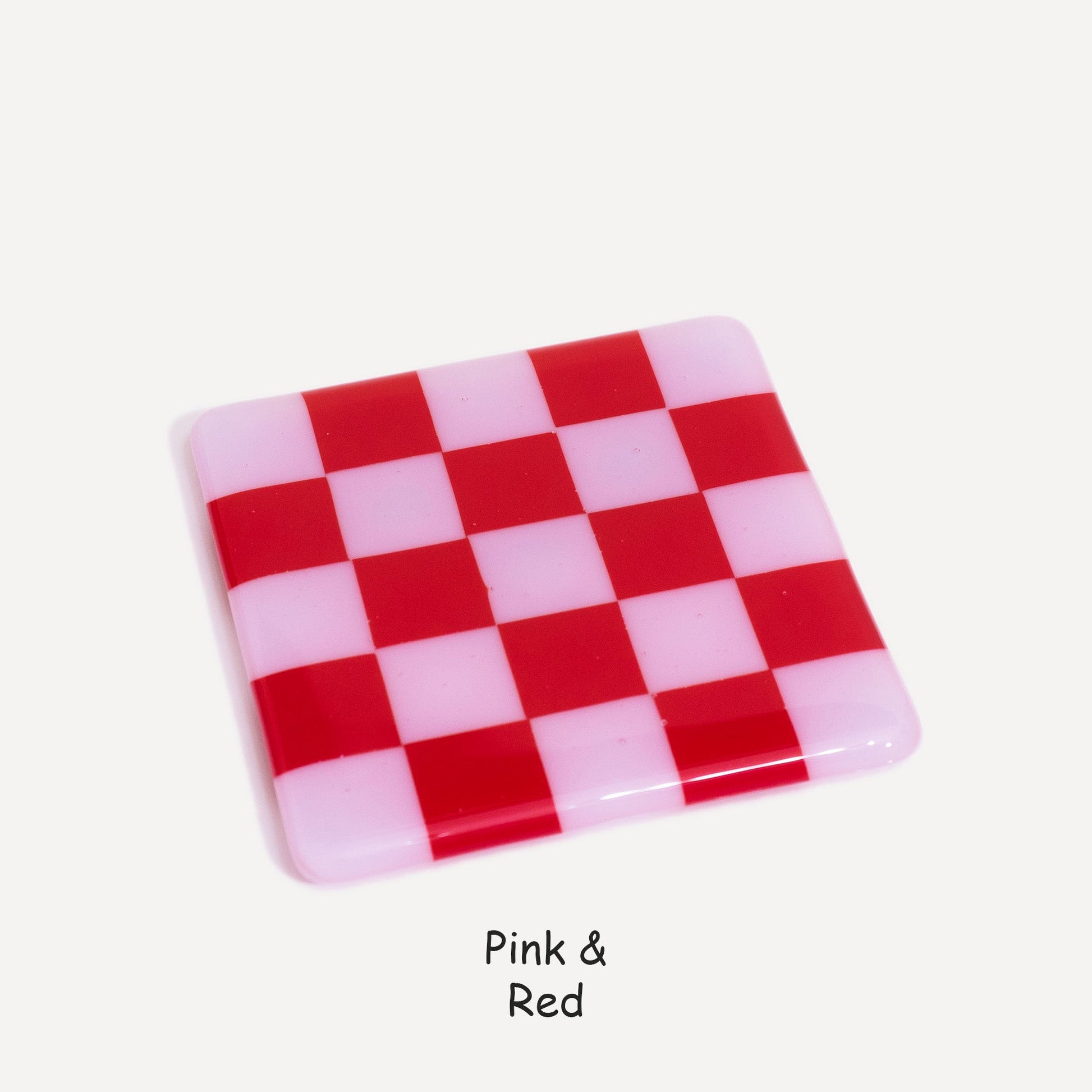 10cm Chequered Dual Colour Coaster Oceanside Collection