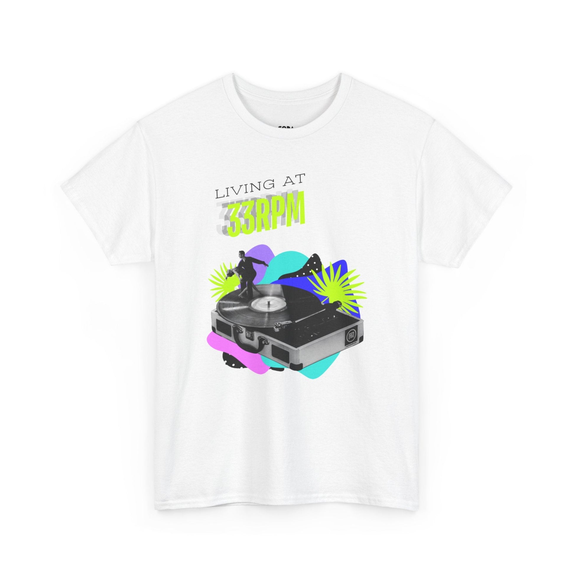 Living at 33rpm Flouro Men's T-Shirt