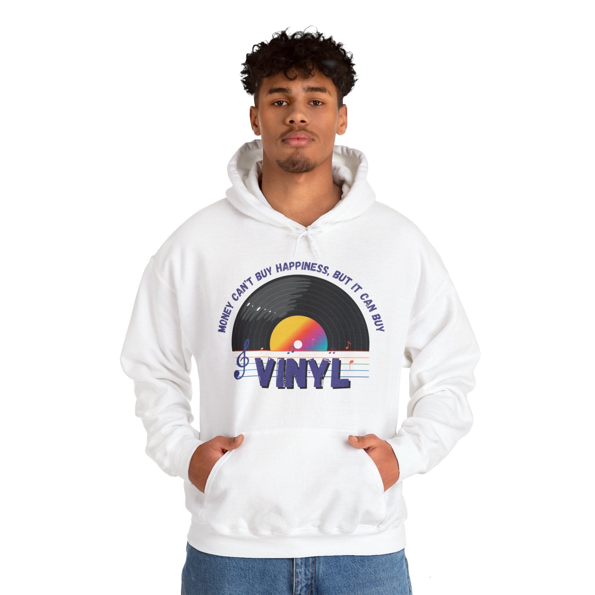 Money Can't Buy Happiness But It Can Buy Vinyl Men's Hoodie