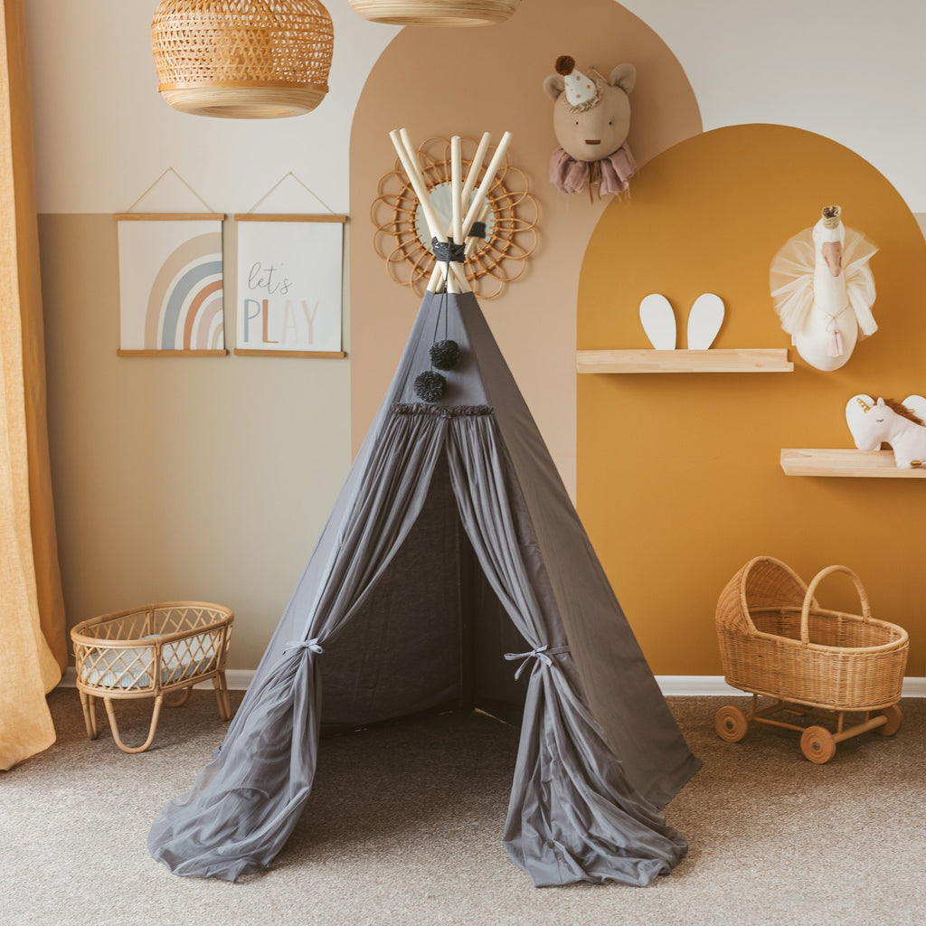 Fairy Kids Play Tent in Grey