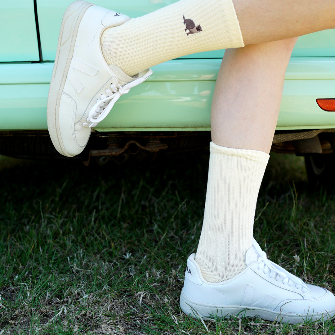Full Ribbed Bamboo Sock Bundle 5 Pack