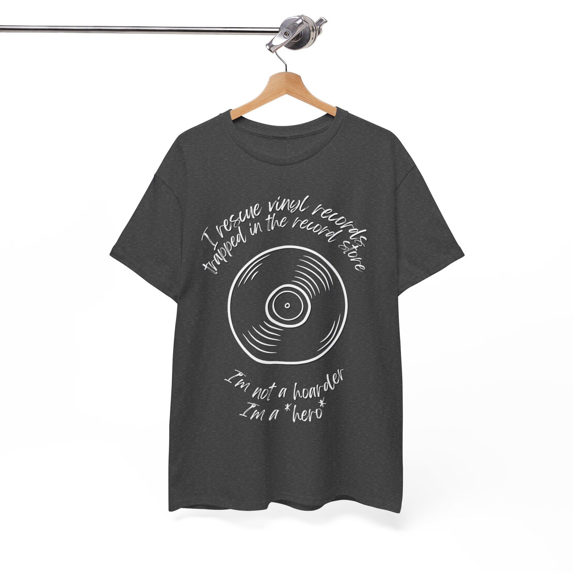 I'm Not a Hoarder I'm a Hero Men's Vinyl T-Shirt