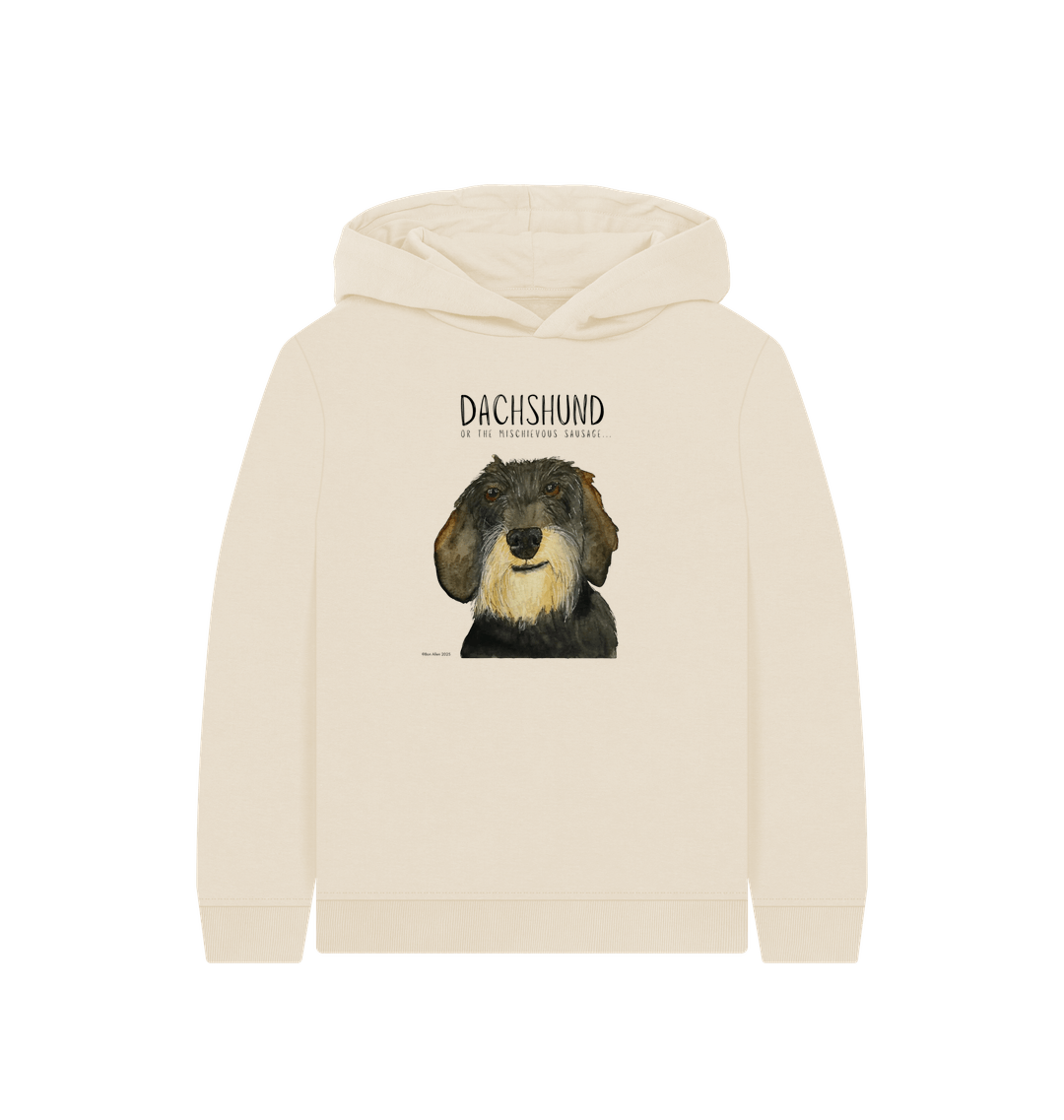 Wire Haired Sausage Dog Hoodie for Kids