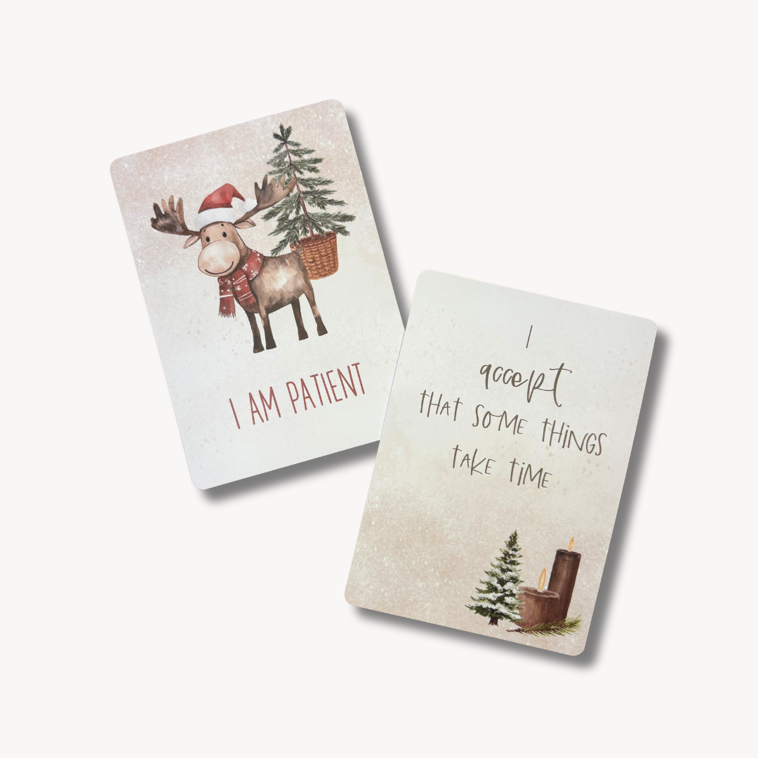 Festive Affirmation Duo Cards for Adults and Children