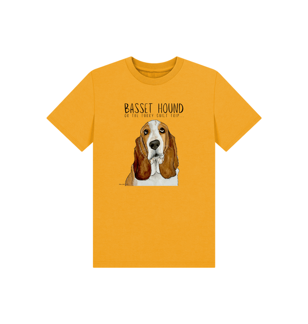 Basset Hound Child's T-Shirt in Organic Cotton