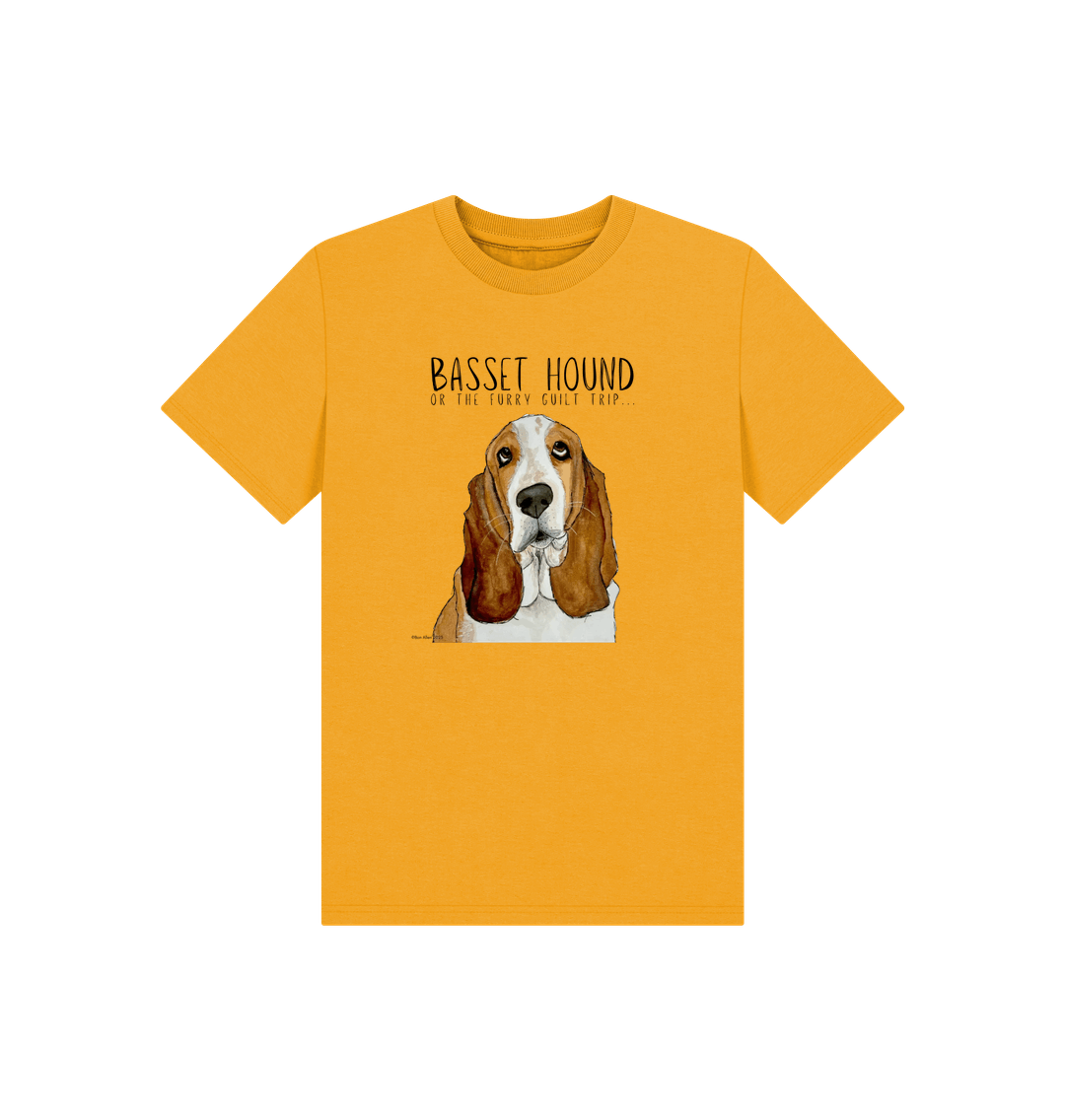 Basset Hound Child's T-Shirt in Organic Cotton
