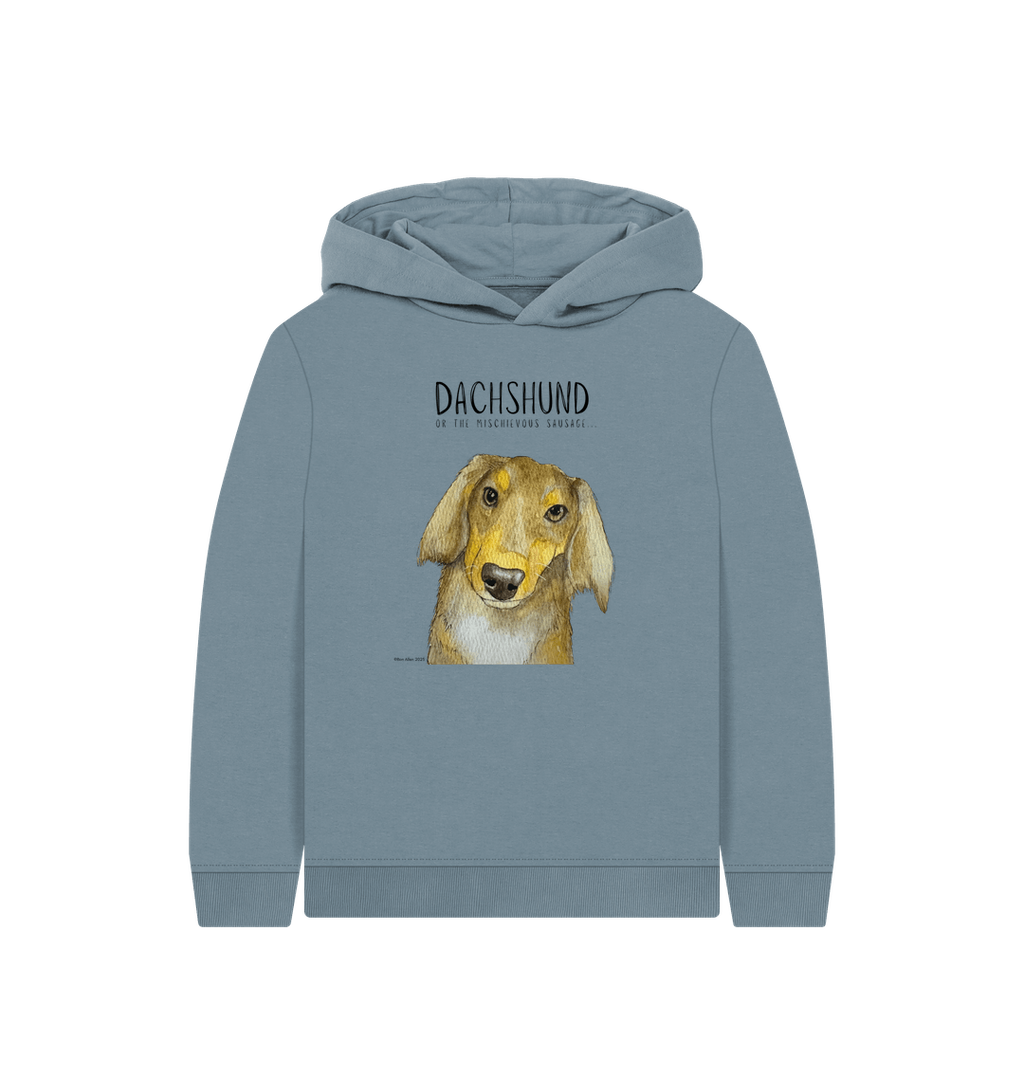 Mischievous Long Haired Sausage Hoodie for Kids