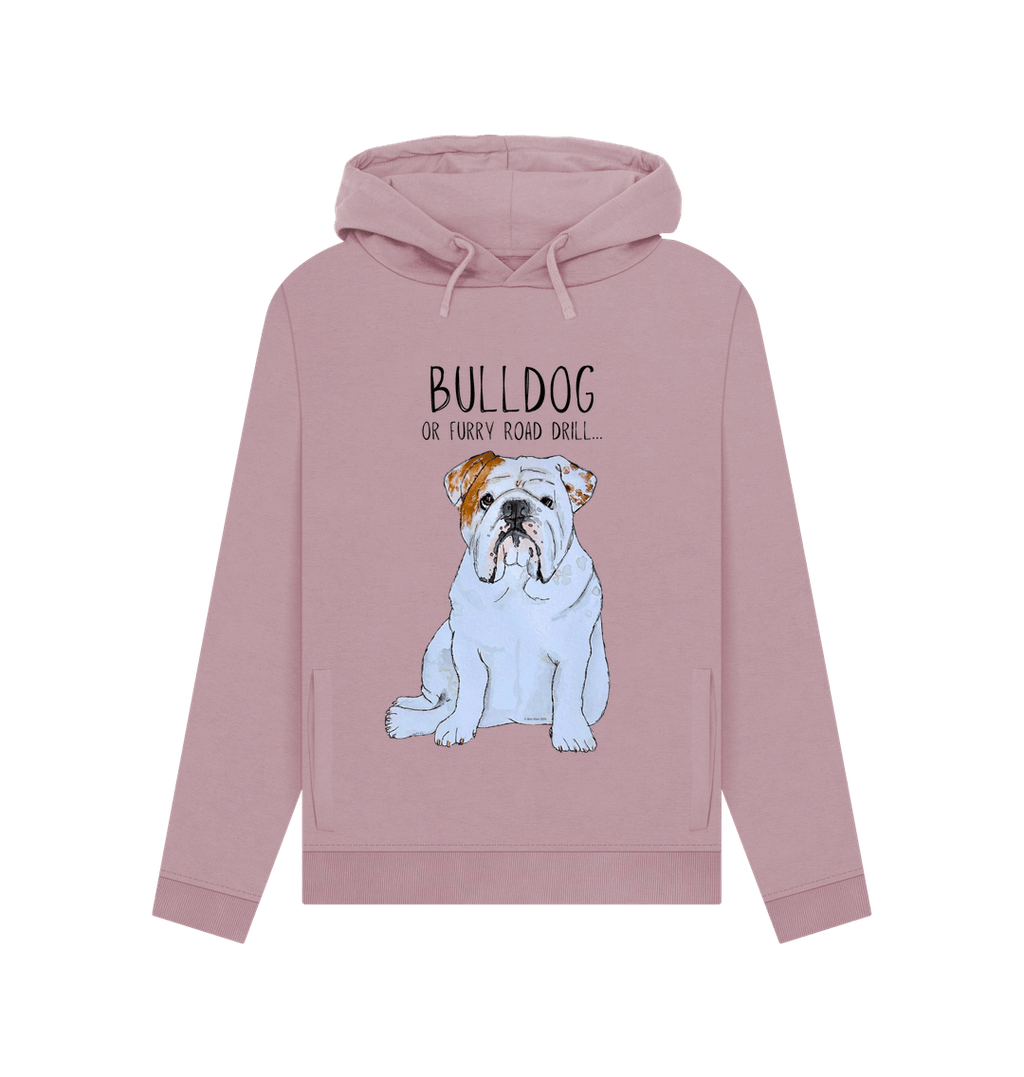 Bulldog Women's Hoodie in Soft Organic Cotton
