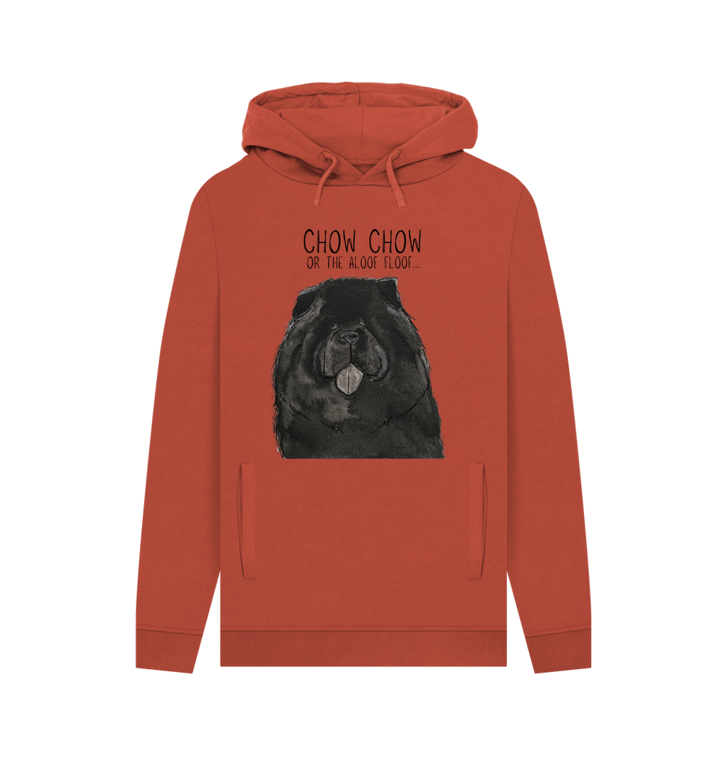 Black Chow Chow The Aloof Floof Men's Hoodie