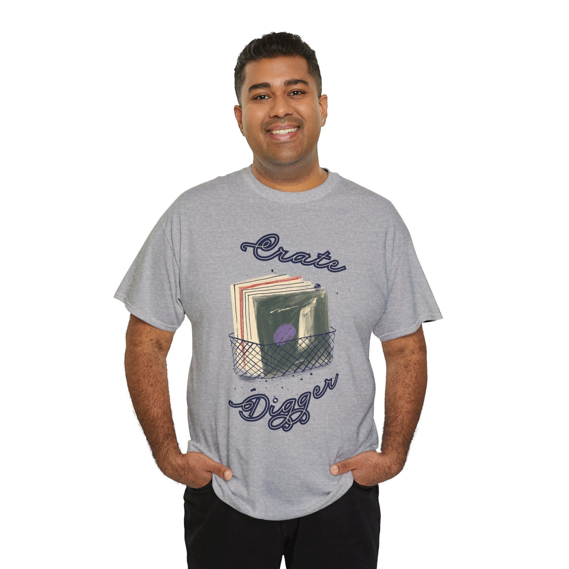 Crate Digger Vinyl Records Men's T-Shirt