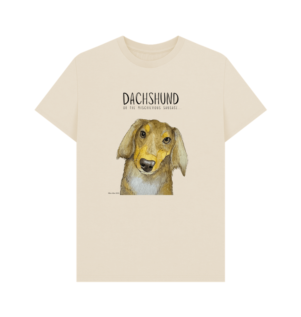 Long Haired Dachshund Tee Mischievous Hot Dog Energy