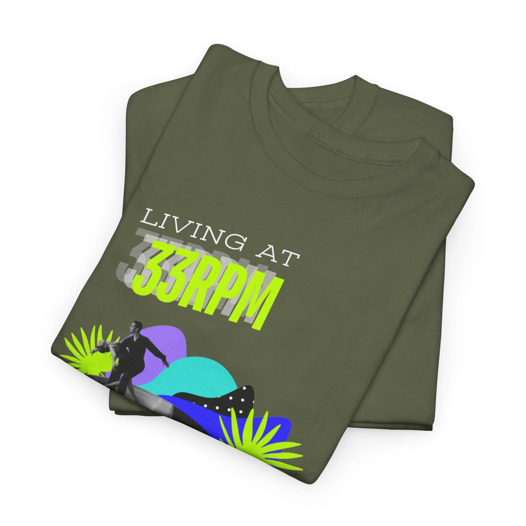 Living at 33rpm Flouro Men's T-Shirt