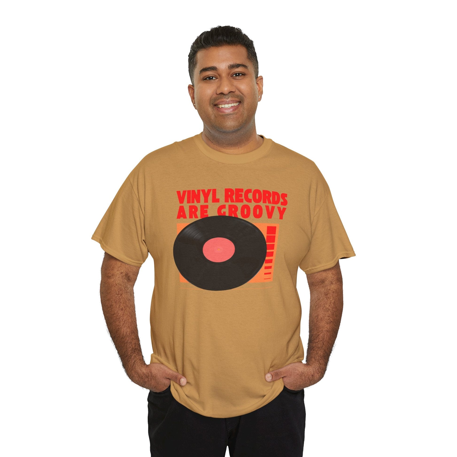 Vinyl Records Are Groovy Bold T-Shirt