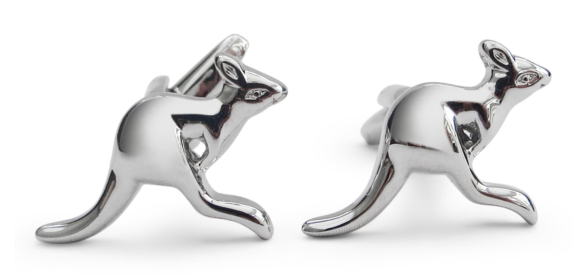 Silver Kangaroo Cufflinks