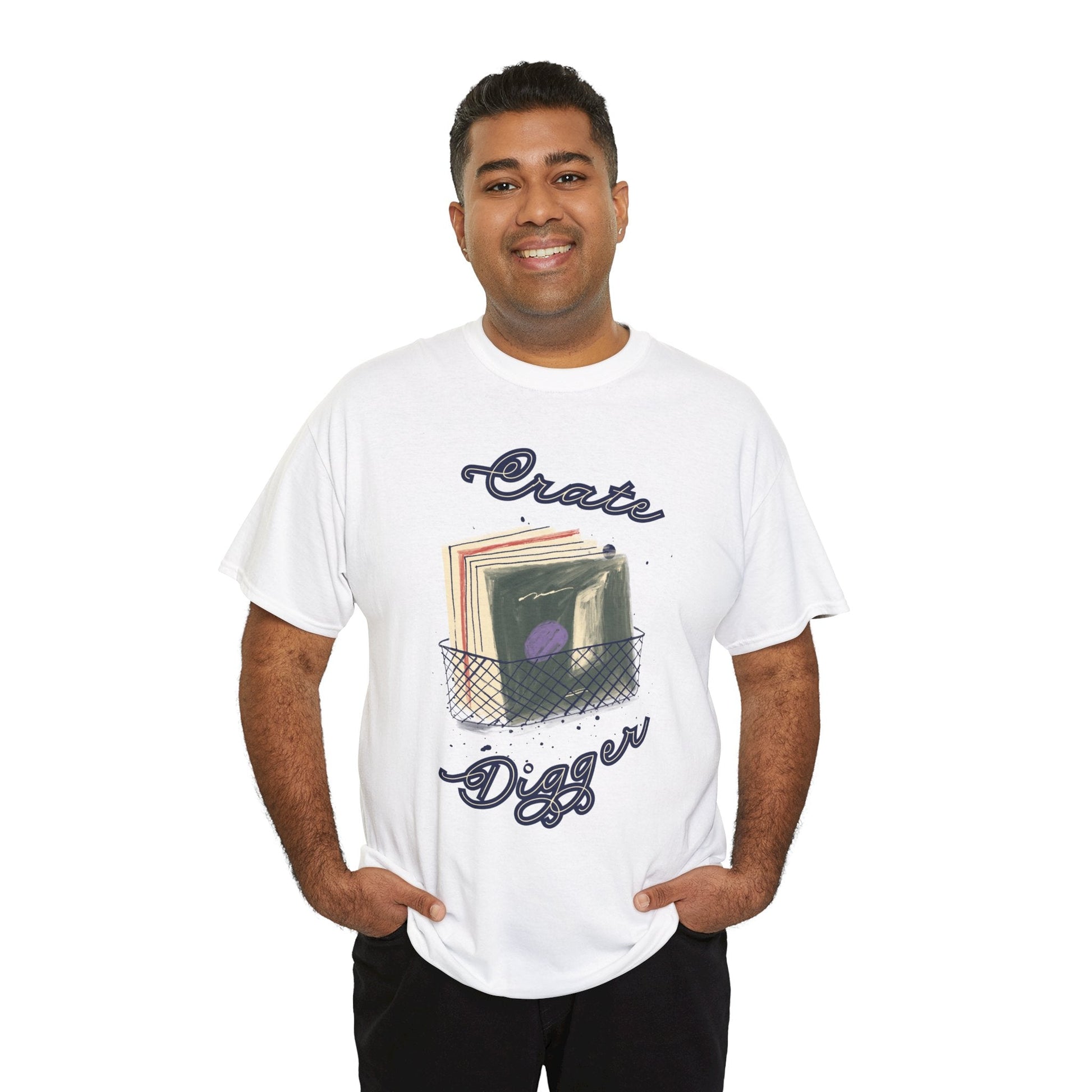 Crate Digger Vinyl Records Men's T-Shirt