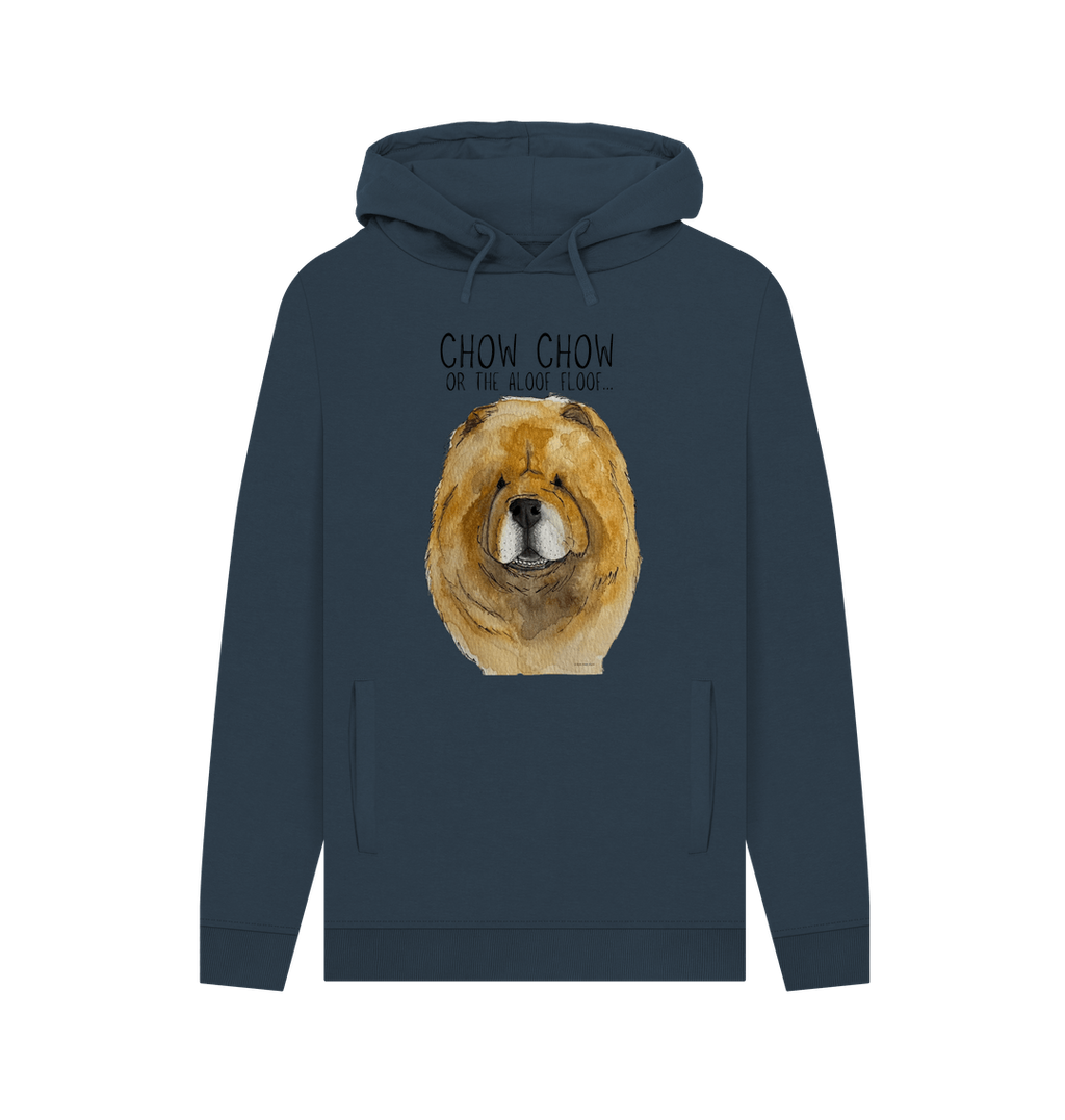 Red Chow Chow Men's Hoodie with Pocket Detail